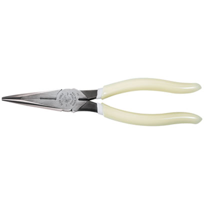 Klein D203-8-GLW Hi-Viz Long-Nose Side Cutters D203-8-GLW