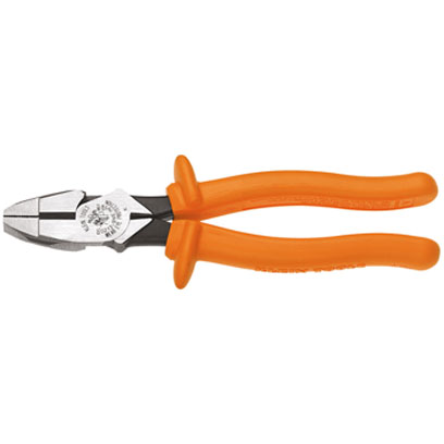 Klein D2000-9NE-INS 9 in. Side-Cutting Pliers, Insulated, High-Leverage, 2000 Series D2000-9NE-INS