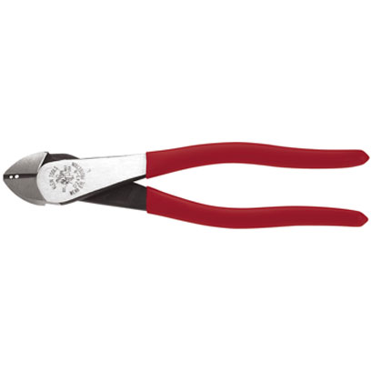 Klein D243-8 High-Leverage Diagonal-Cutting Pliers Stripping Holes KLE-D243 8