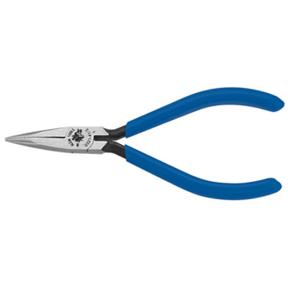 Klein D321-41/2C 4 in. Midget Long-Nose Pliers Slim Nose with Spring KLE-D321 41/2C