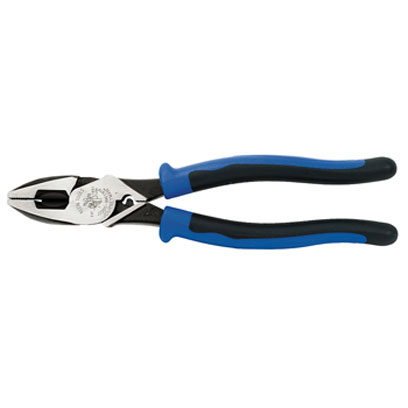 Klein J2000-9NECRTP Journeyman High-Leverage Side-Cutting Pliers Connector Crimping & Fish Tape Pulling J2000-9NECRTP