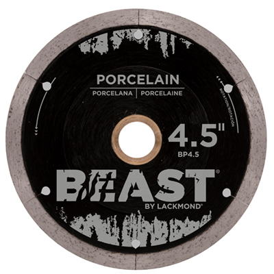 Lackmond BP4.5 BEAST PRO 4-1/2in. Diamond Blade for Cutting Porcelain Wet BP4.5