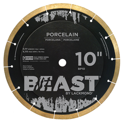 Lackmond BP12 BEAST PRO 12in. Diamond Blade for Cutting Porcelain Wet BP12