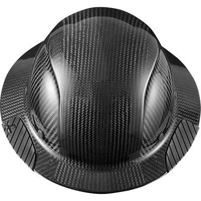 Lift Safety HDC-15KG Dax Carbon Fiber Full Brim Hard Hat - Black HDC-15KG BLACK