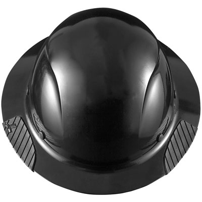 Lift Safety HDF-15KG Dax Full Brim Hard Hat Fiber Resin - Black HDF-15KG BLACK