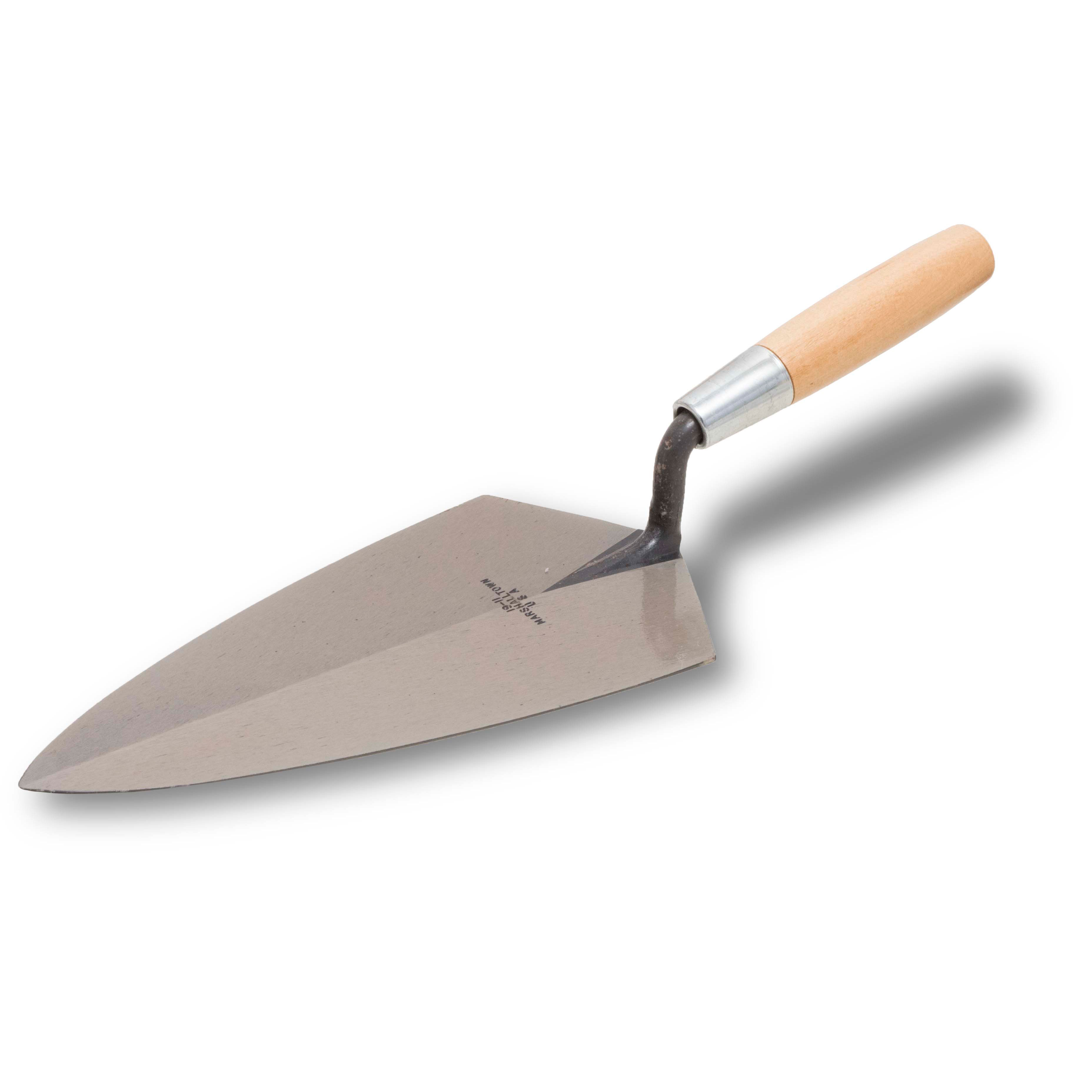 Marshalltown 19 11 11in. Brick Trowel Philadelphia Pattern with Wood Handle MAT-19 11