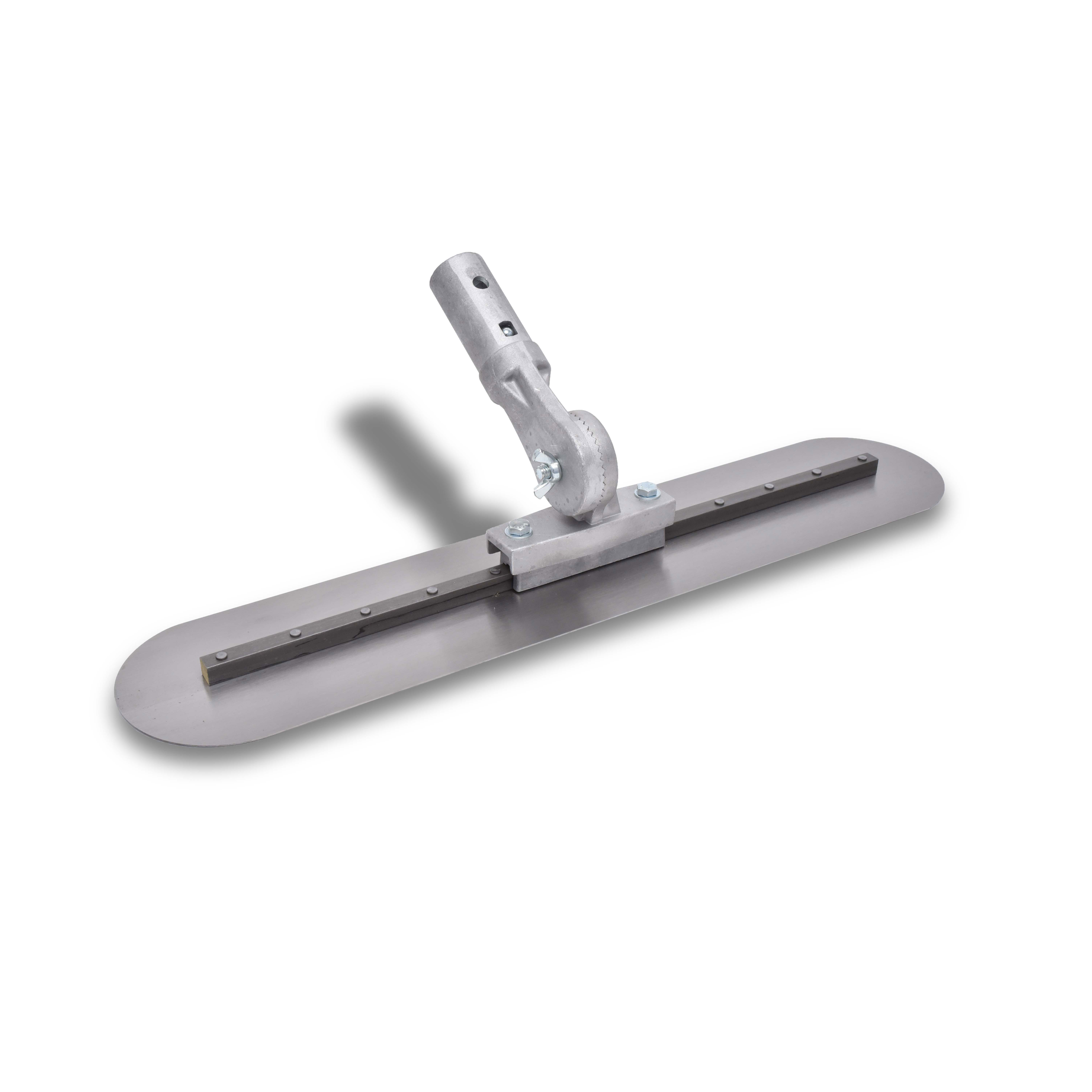 Marshalltown MC24RPBA 24in x 5in Round End Fresno Trowel Adjustable Push Button Bracket MC24RPBA