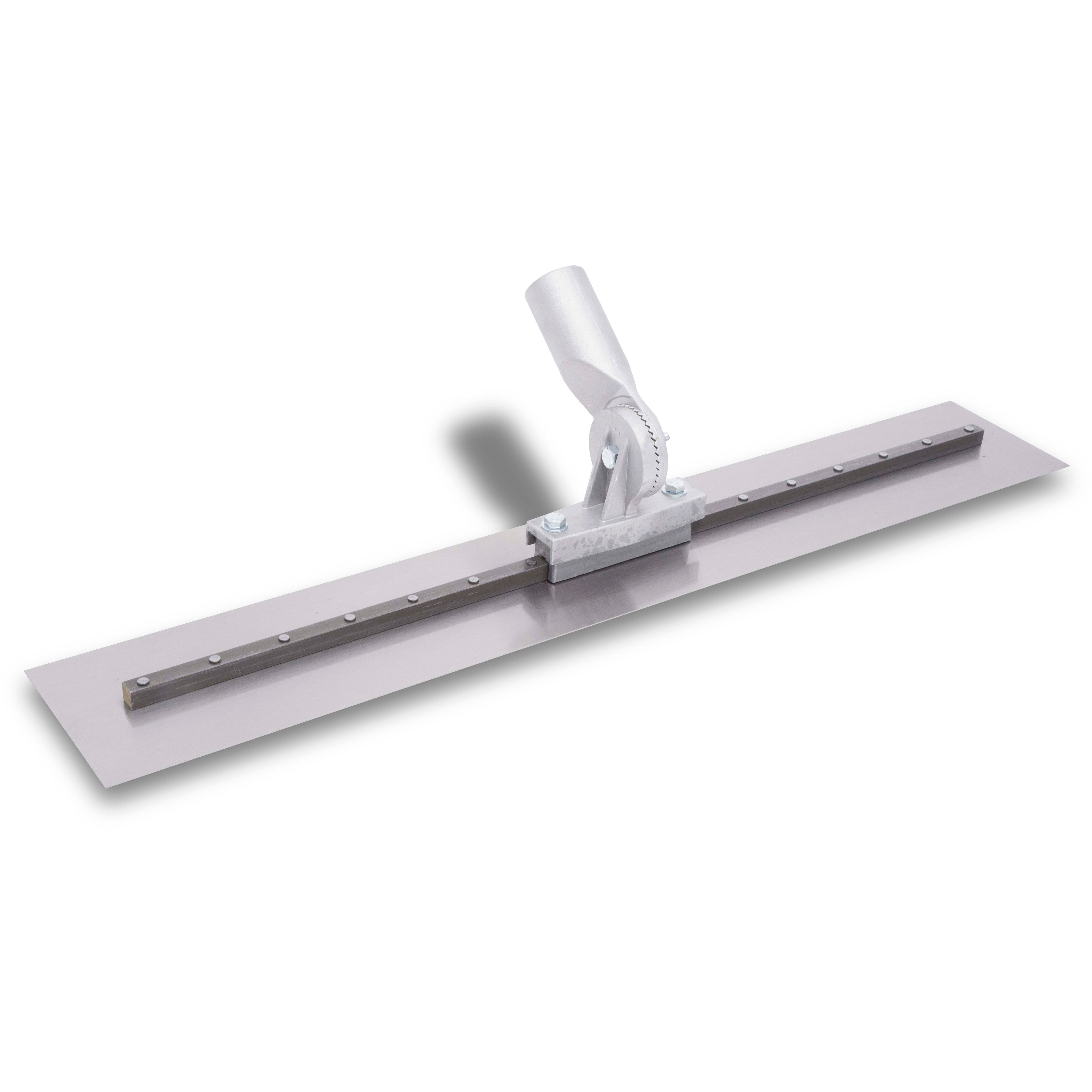 Marshalltown MC30TA 30in x 5in Square End Fresno Trowel with Adjustable Threaded Bracket MC30TA