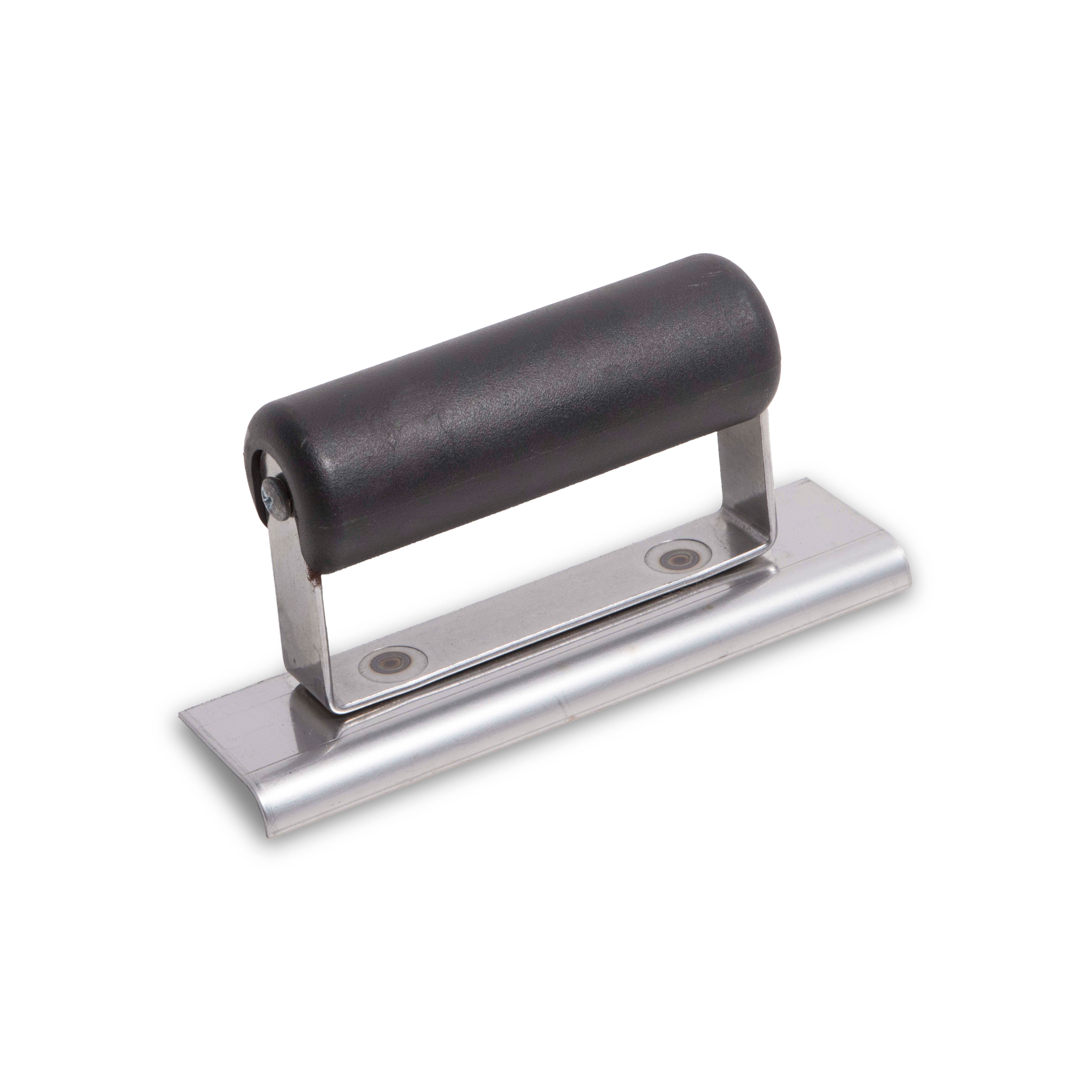 Marshalltown - QLT CE501SP 6in x 2in Stainless Steel Edger; 3/8R, 1/2L-Plastic Handle CE501SP