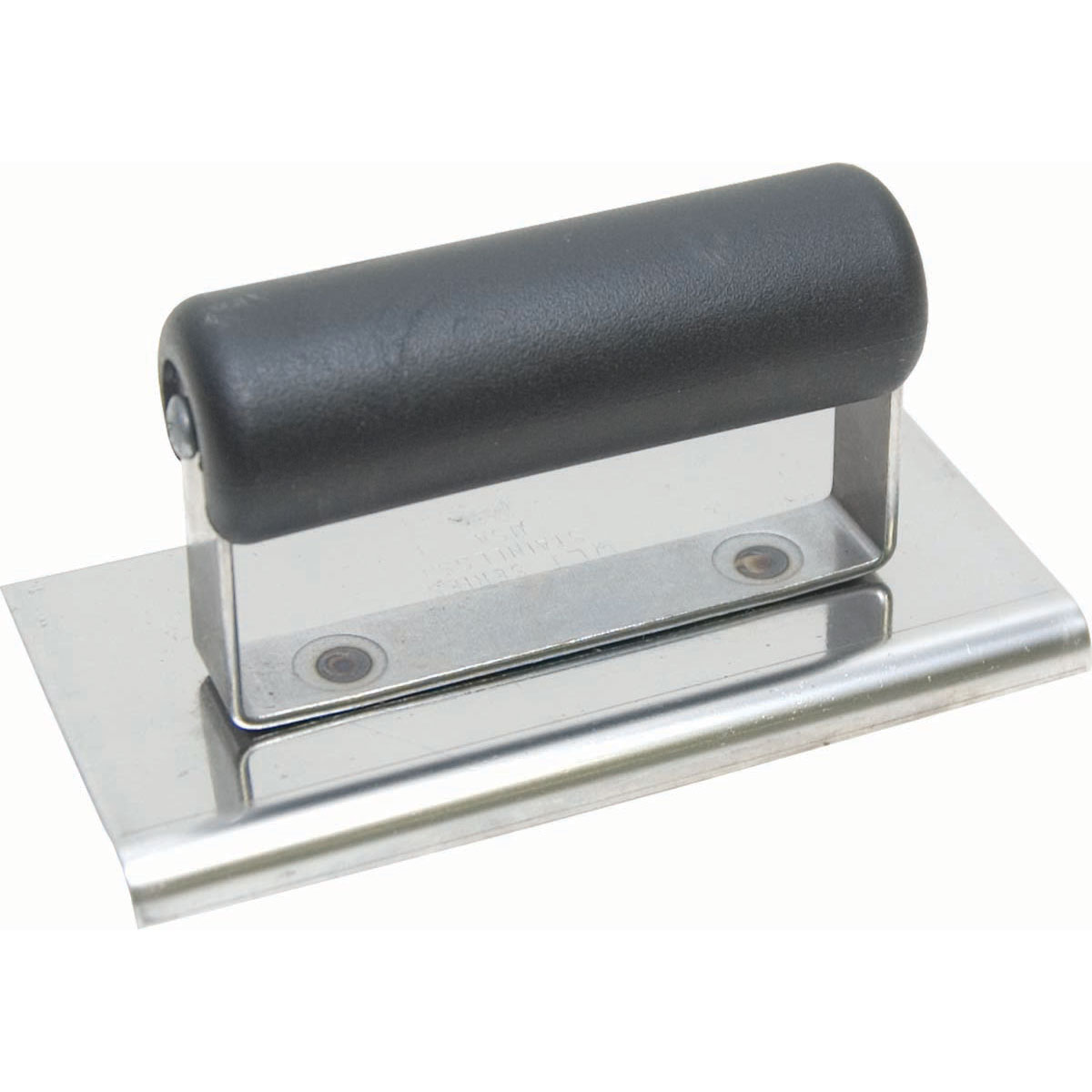 Marshalltown - QLT CE504SP 6in x 3in Stainless Steel Edger; 1/4R, 3/8L-Plastic Handle CE504SP