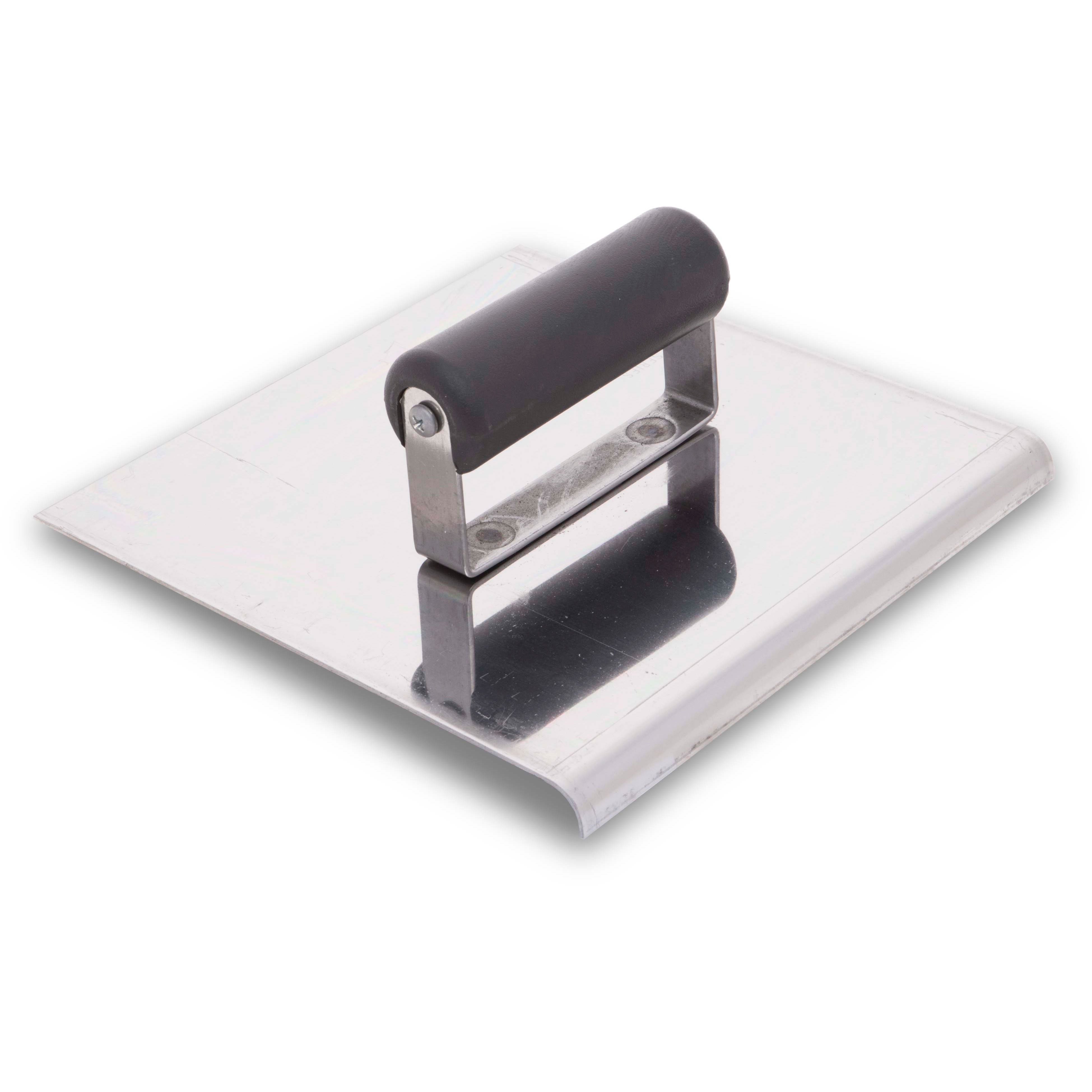 Marshalltown - QLT CE529SP 8in x 8in Stainless Steel Edger; 1/2R, 5/8L-Plastic Handle CE529SP