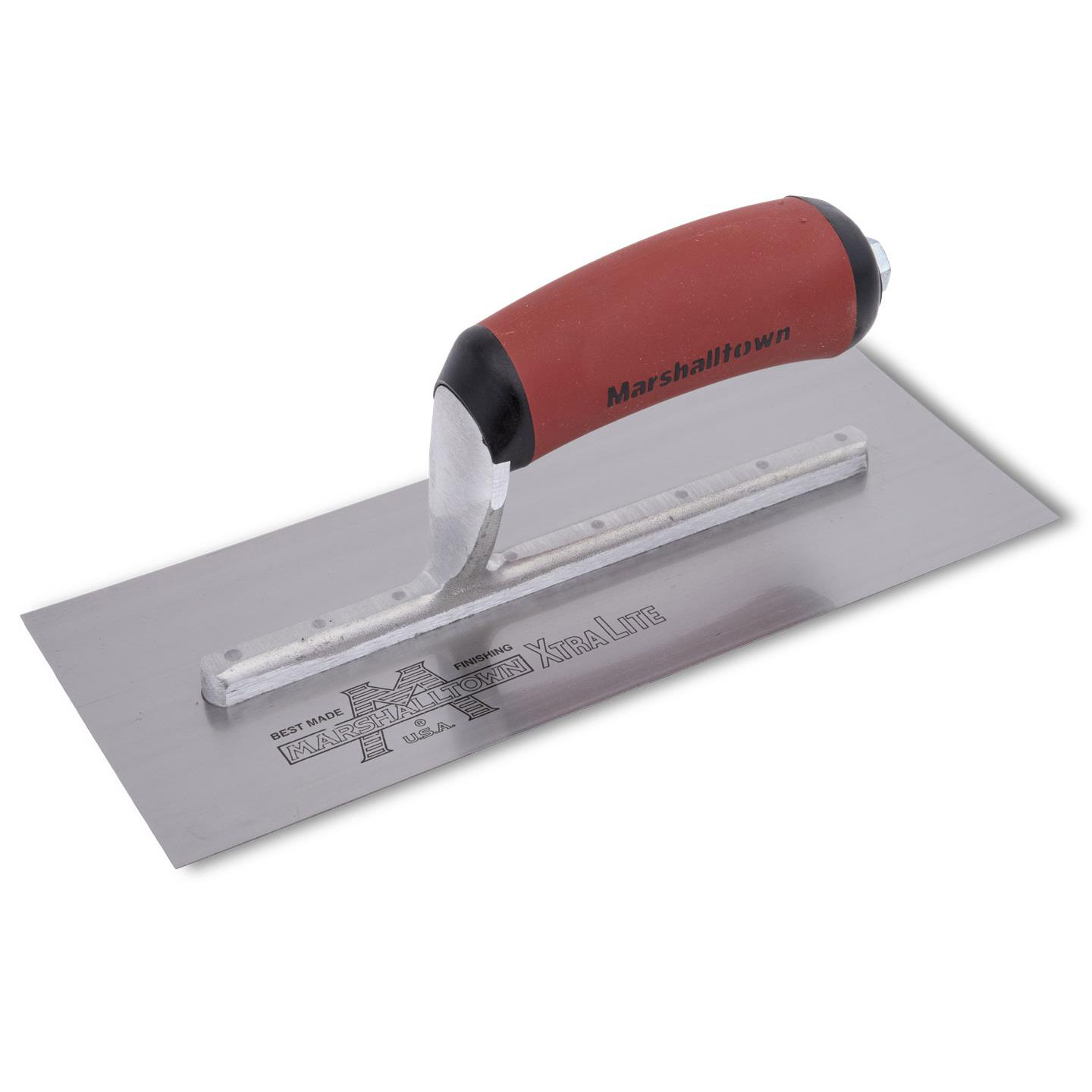 Marshalltown MXS4D 11-1/2in x 4-3/4in Finishing Trowel with Curved DuraSoft Handle MXS4D