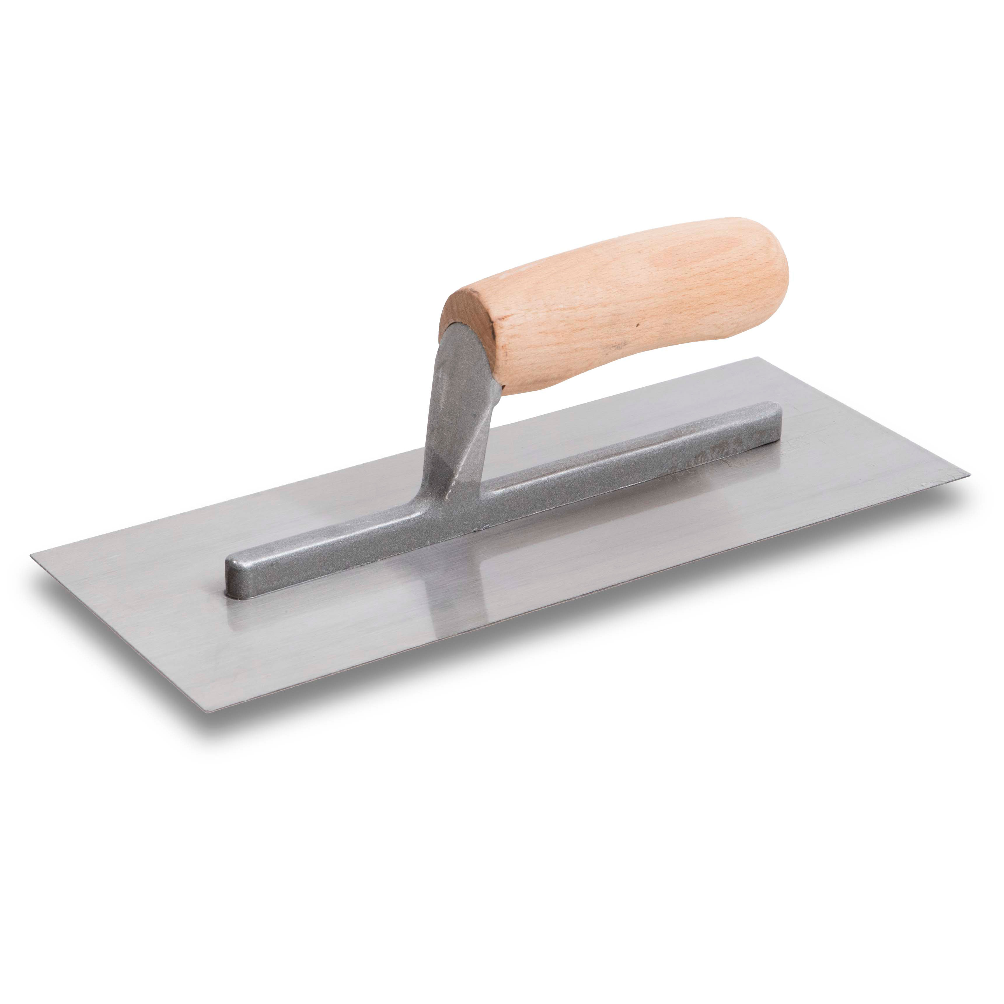 Marshalltown 990S 11in x 4-1/2in Finishing Trowel with Curved Wood Handle 990S