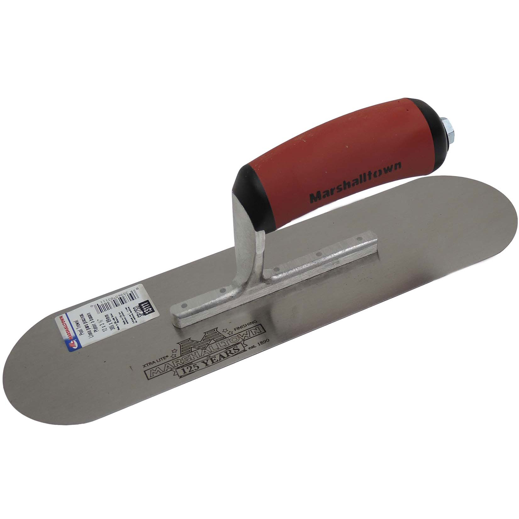 Marshalltown SP12SD 12in x 3-1/2in Pool Trowel with DuraSoft Handle SP12SD