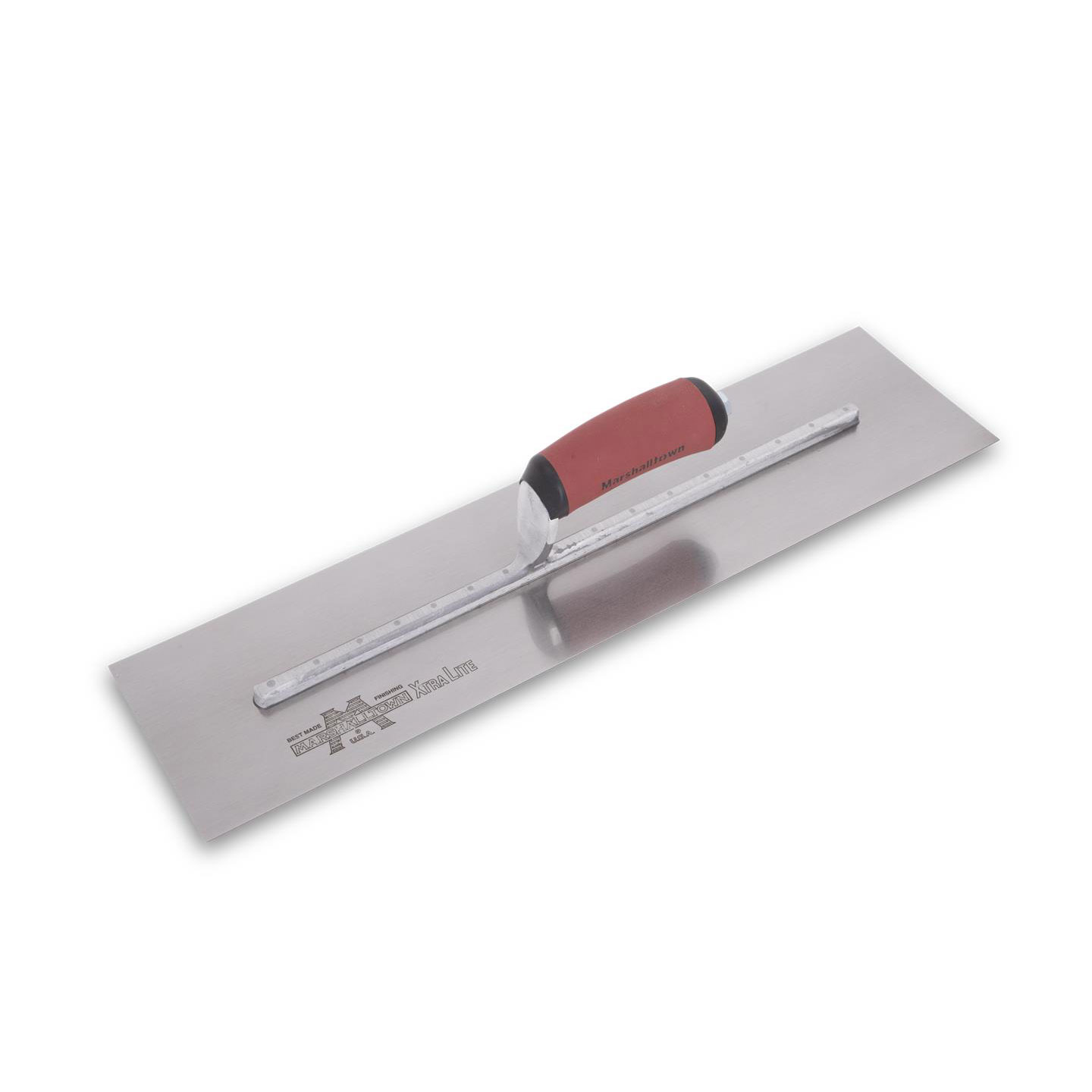 Marshalltown MXS54D 10in x 3in Finishing Trowel with Curved DuraSoft Handle MXS54D