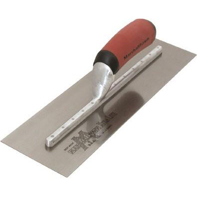 Marshalltown MXS57D 14 x 3 Finishing Trowel Curved DuraSoft Handle MAT-MXS57D