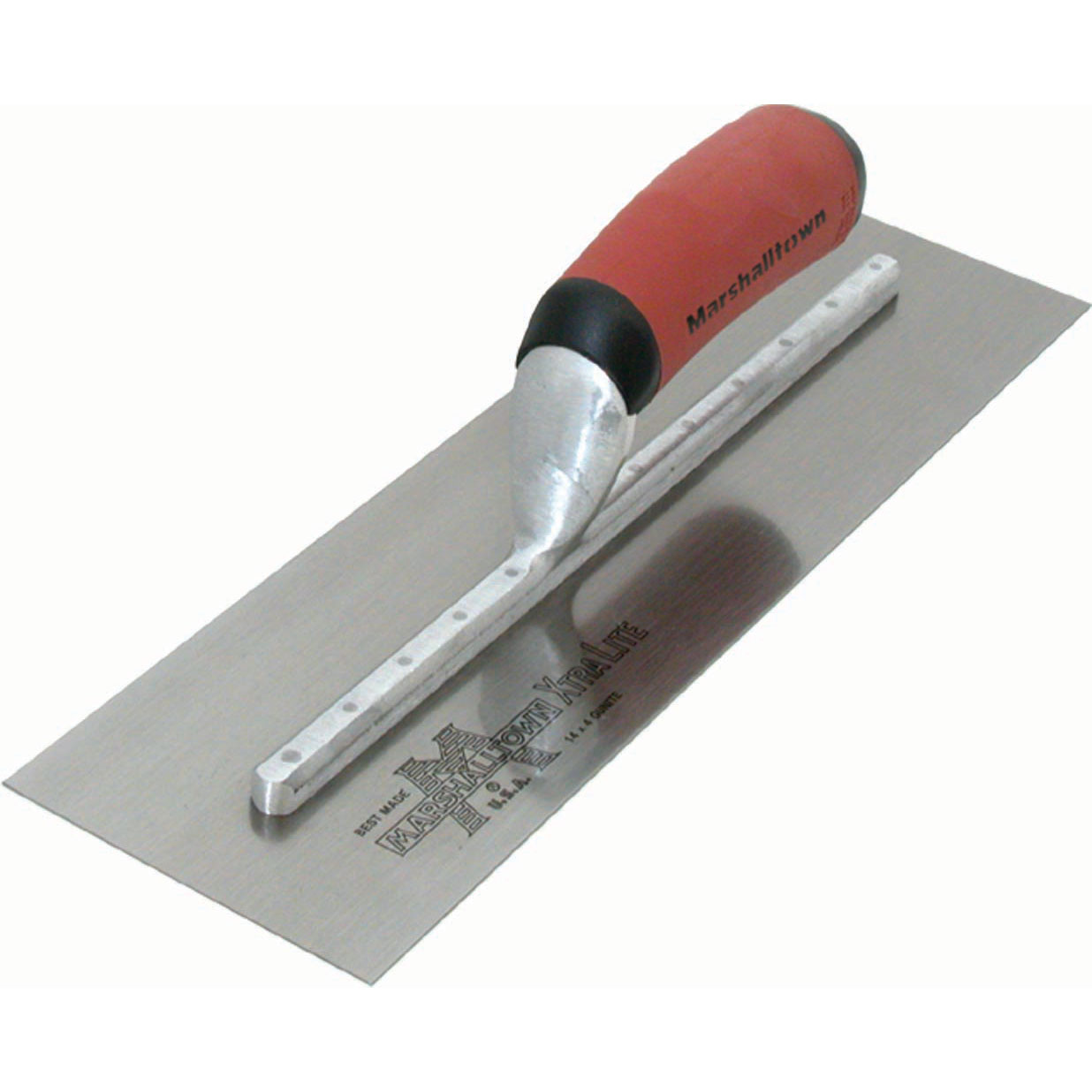 Marshalltown MXS64D 14in. x 4in. Finishing Trowel Curved DuraSoft Handle MAT-MXS64D