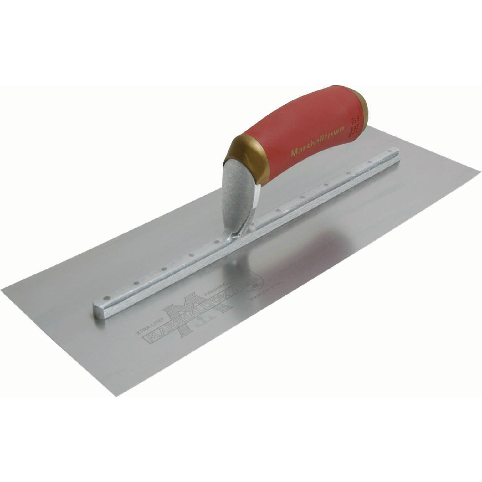 Marshalltown PB145D 14in x 5in PermaShape Broken-In Trowel with Durasoft Handle PB145D