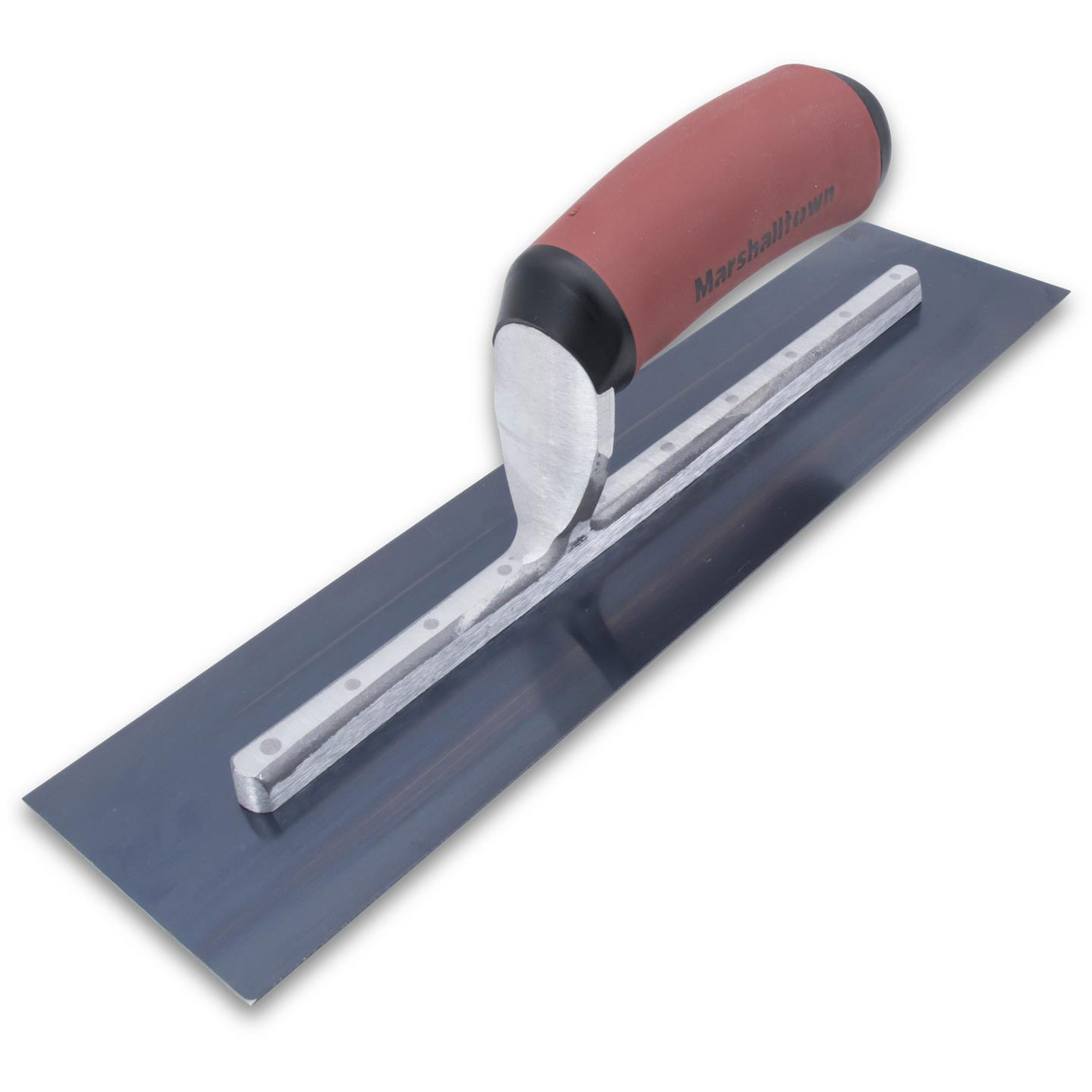 Marshalltown MXS56BD 12in x 3 Blue Steel Finishing Trowel Curved DuraSoft Handle MAT-MXS56BD