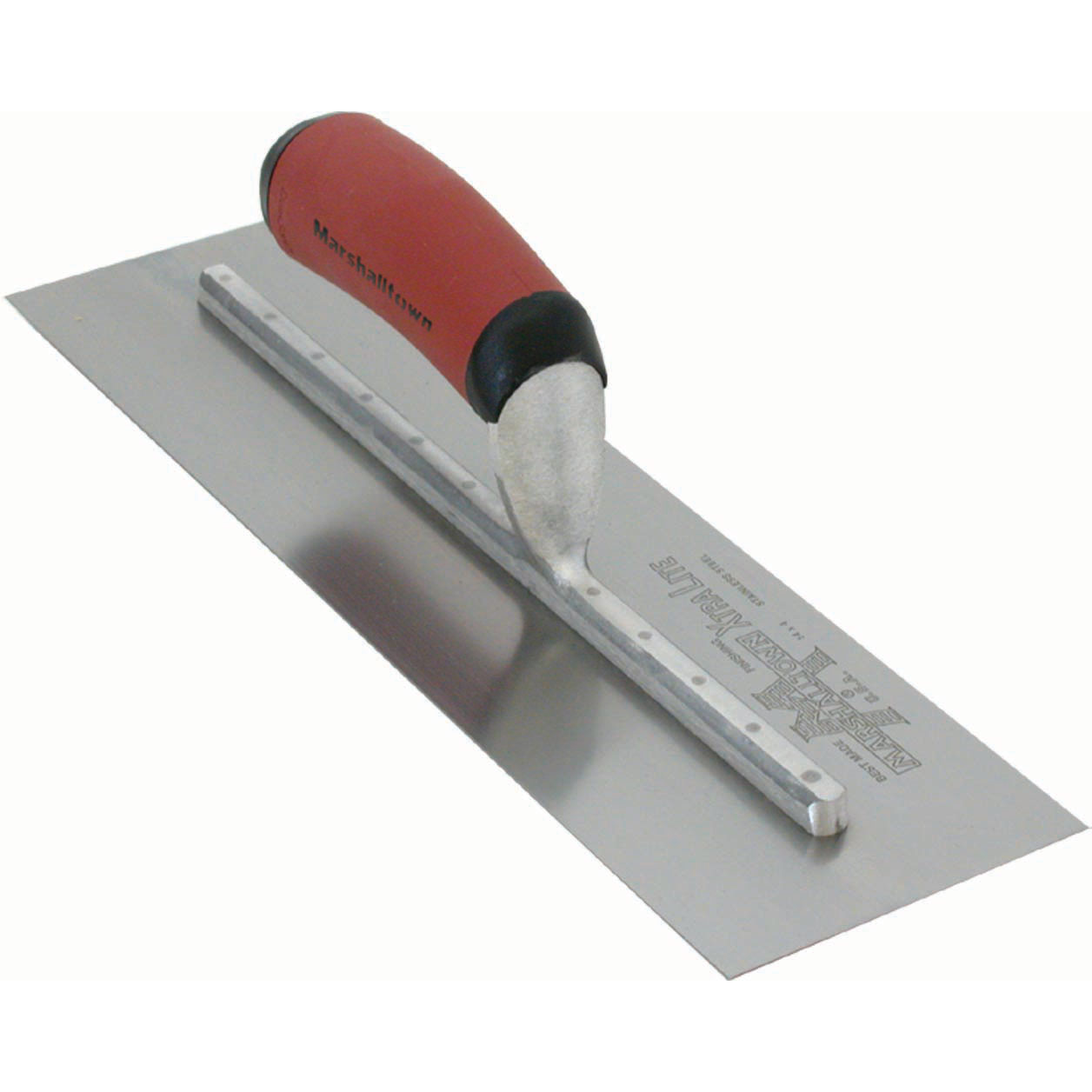 Marshalltown MXS66D 16in. x 4in. High Carbon Steel Finishing Trowel with DuraSoft MAT-MXS66D