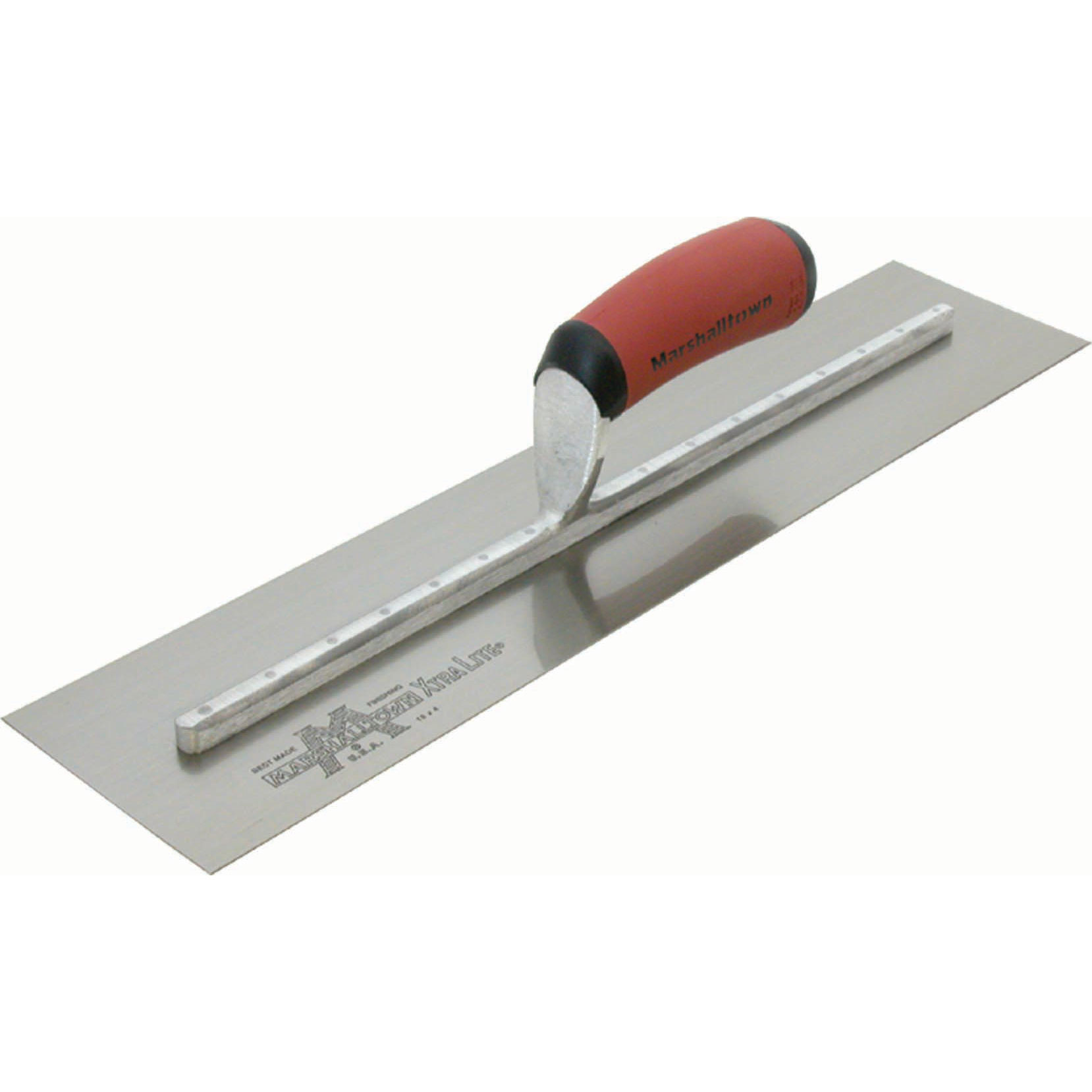 Marshalltown MXS81D 18in. x 4in. Finishing Trowel Curved DuraSoft Handle MAT-MXS81D
