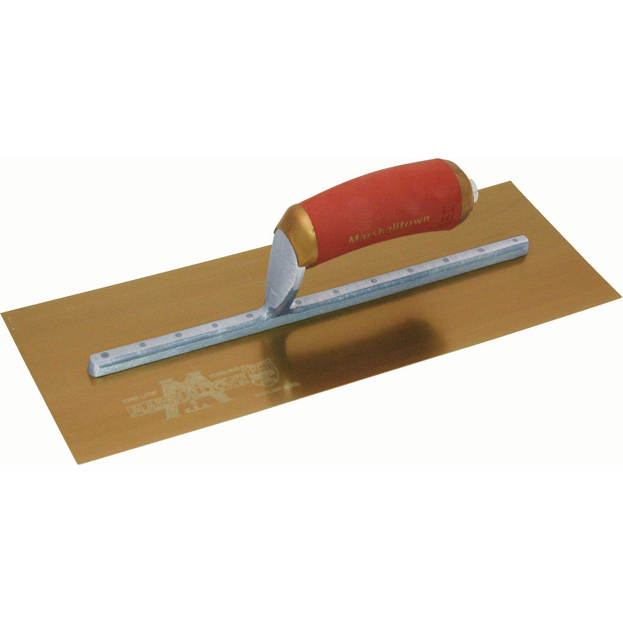 Marshalltown PB145GSD 14in x 5in Golden Stainless PermaShape Broken-In Trowel PB145GSD