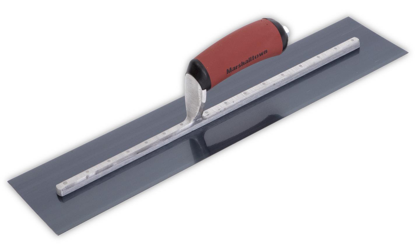 Marshalltown MXS165BD 16in. x 5in. Blue Steel Finishing Trowel with DuraSoft MXS165BD