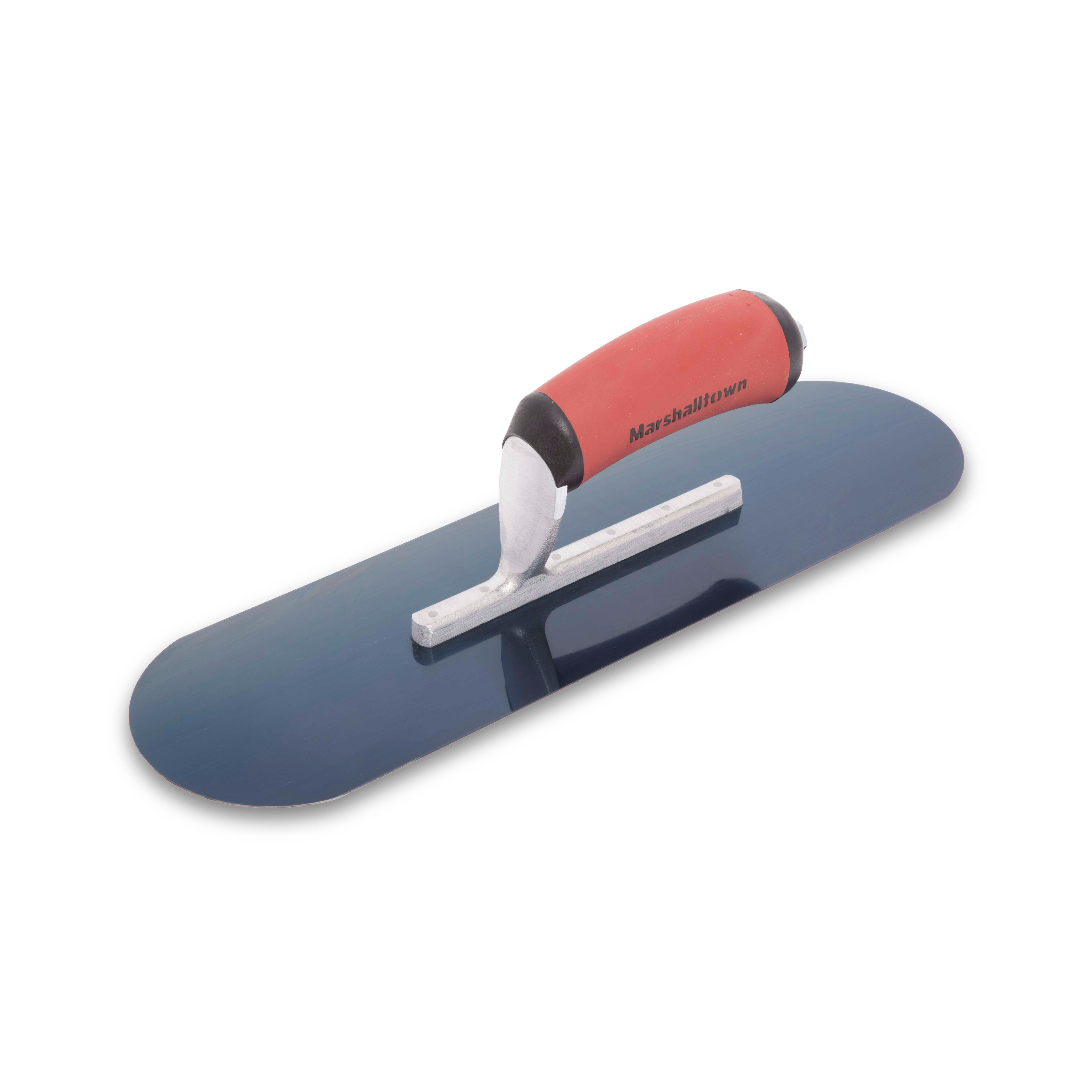 Marshalltown SP12BD 12in x 3-1/2in Blue Steel Pool Trowel with DuraSoft Handle SP12BD