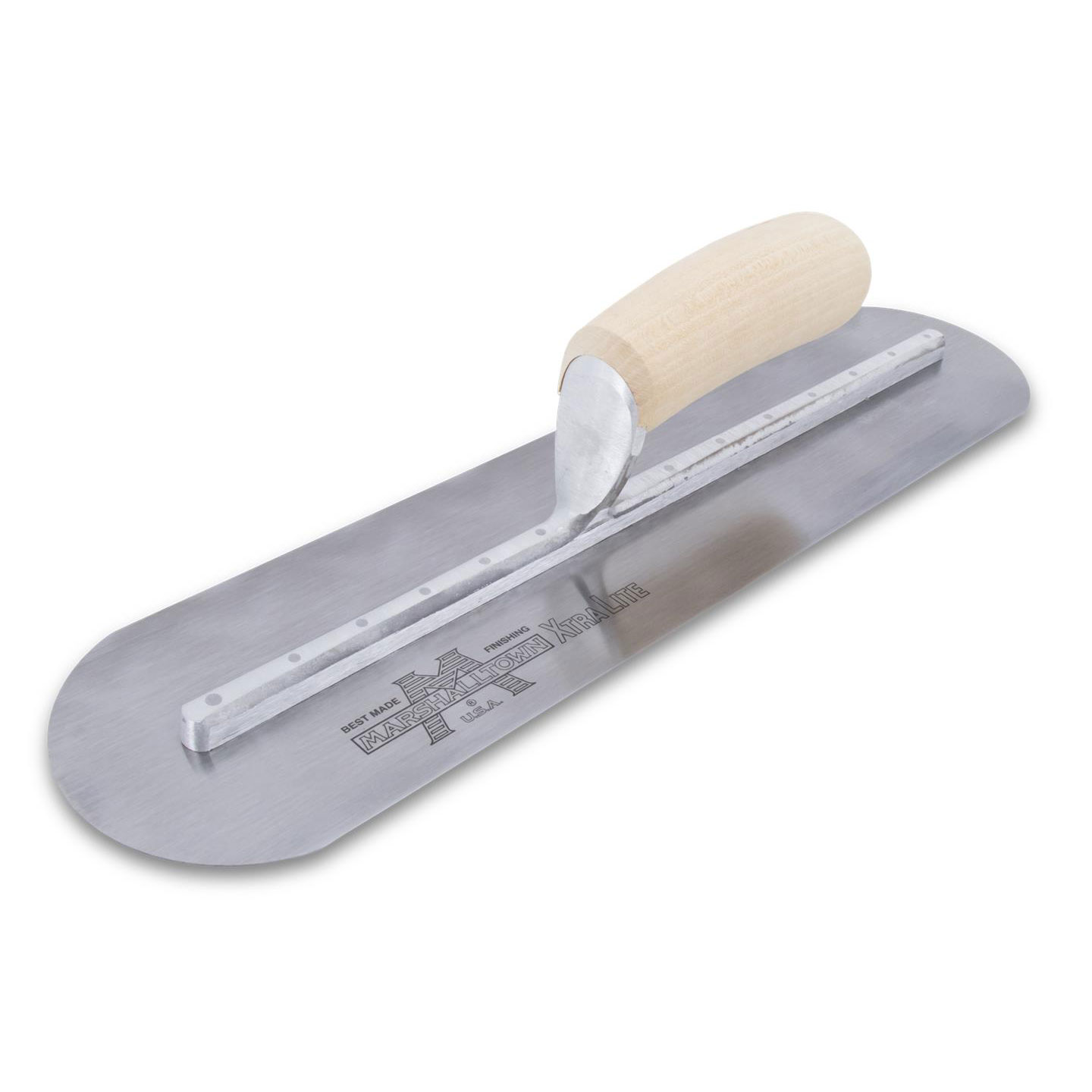 Marshalltown MXS64FR 14in. x 4in. Finishing Trl-Fully Rounded Curved Wood Handle MAT-MXS64FR