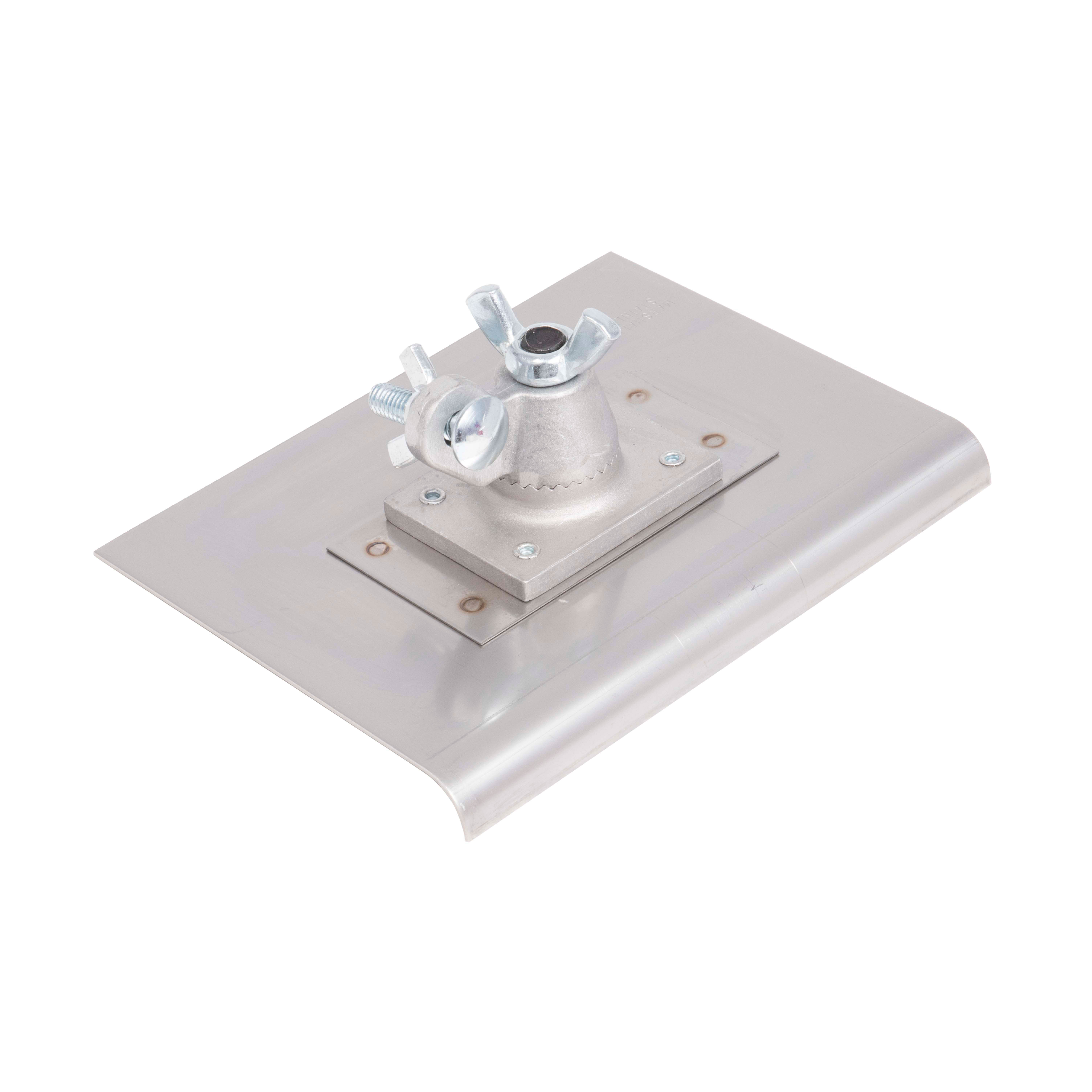 Marshalltown 13606 8in. x 6 Stainless Steel Locking All-Angle Walking Edger; 1/2R, 5/8L MAT-13606