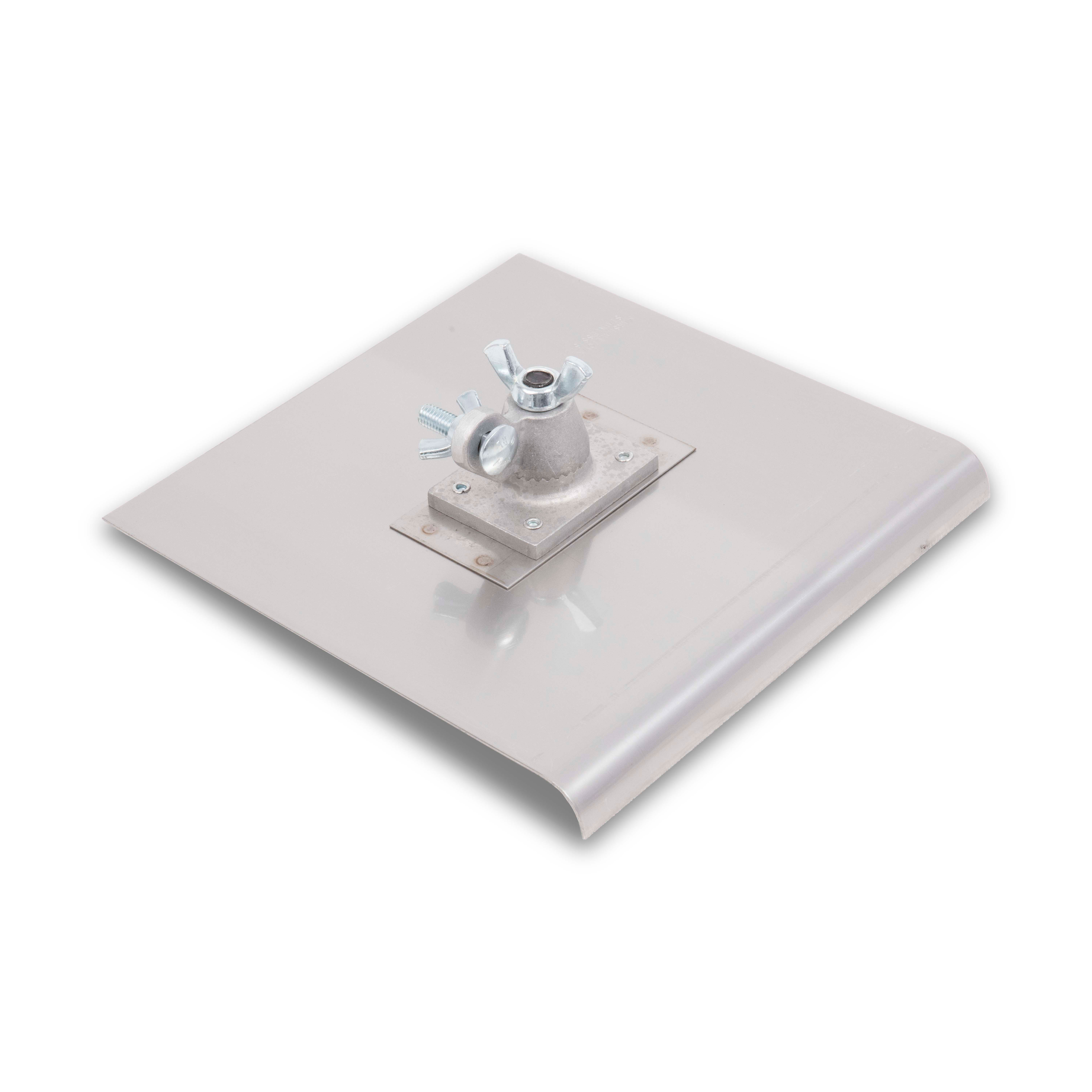 Marshalltown 3619 10in x 10in Stainless Steel Locking All-Angle Walking Edger; 3/4R, 7/8L 3619