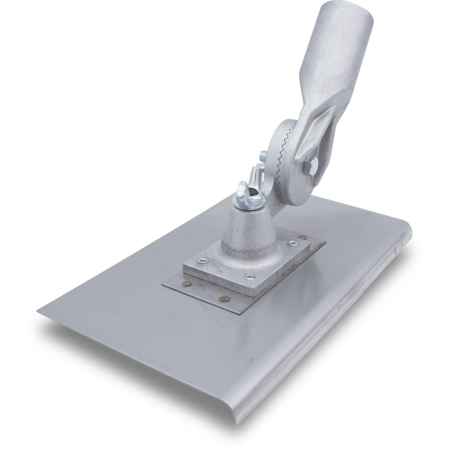 Marshalltown 3631 10in x 6in Stainless Steel Combo All-Angle Walking Edger; 3/8R, 1/2L 3631