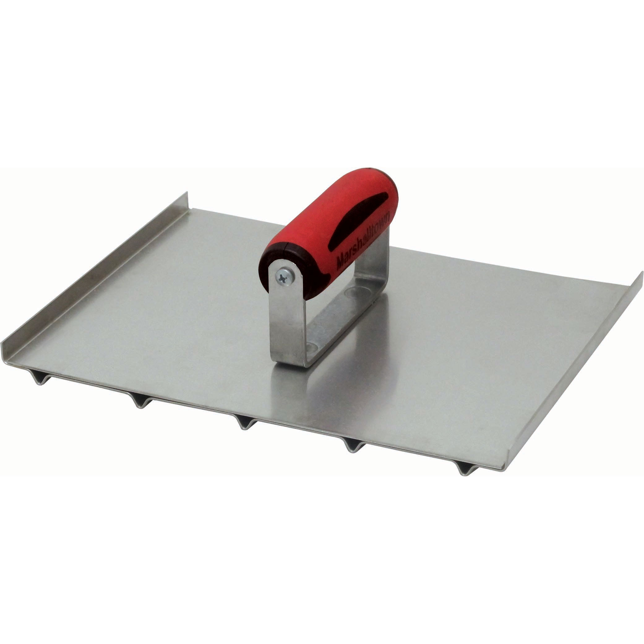Marshalltown WCG093D 8in x 10-1/2in Stainess Steel Wheelchair Hand Groover-DuraSoft Handle MAT-WCG093D
