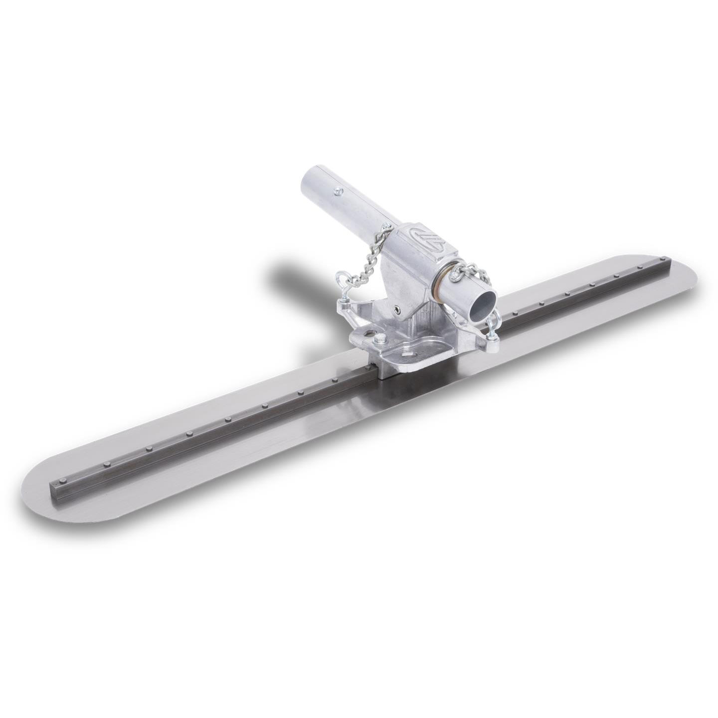 Marshalltown MC48RRL 48in. x 5in. Round End Fresno Trowel with RotoLeveler RL6 Bracket MAT-MC48RRL