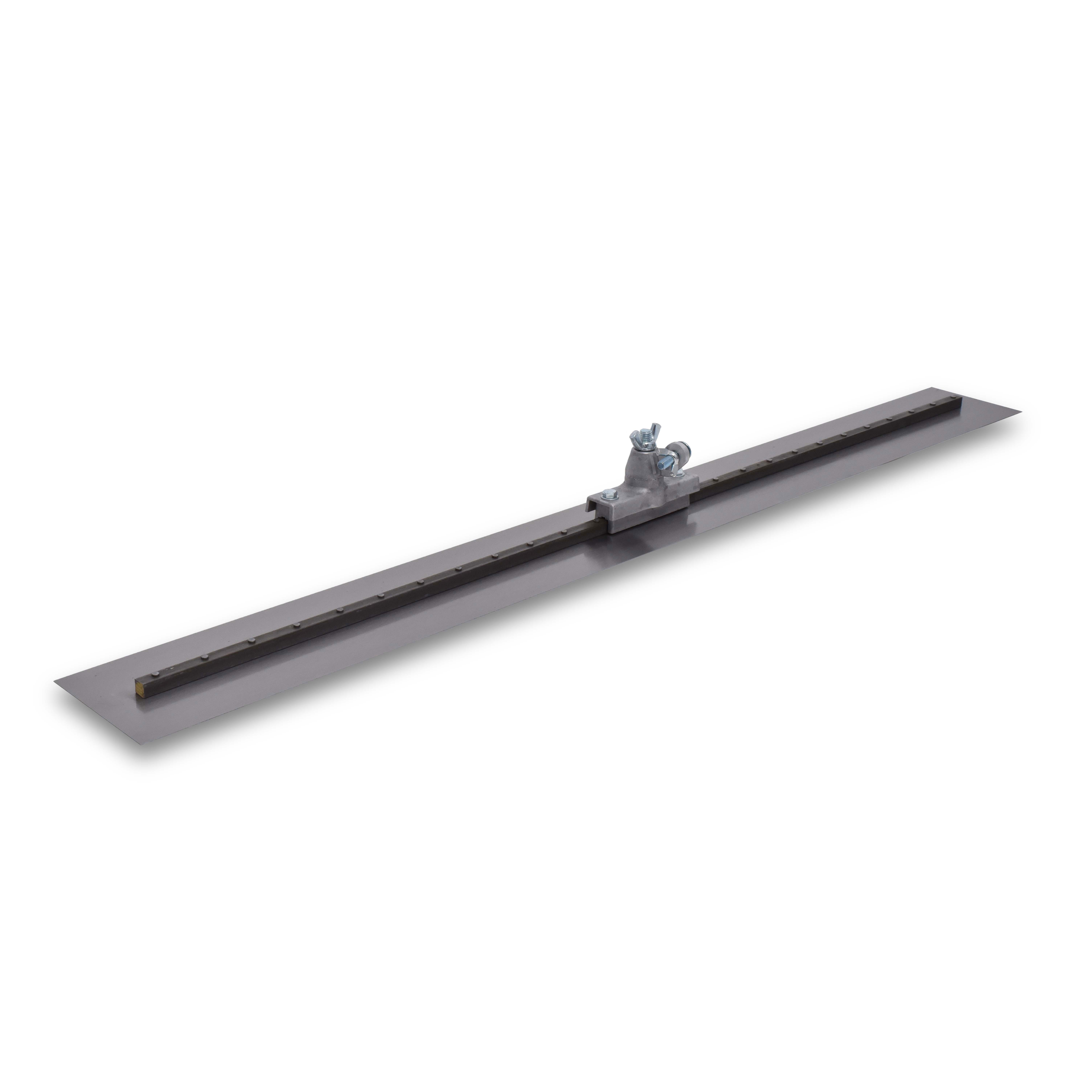 Marshalltown MC48AA 48in x 5in Square End Fresno Trowel with All Angle Clevis Bracket MC48AA