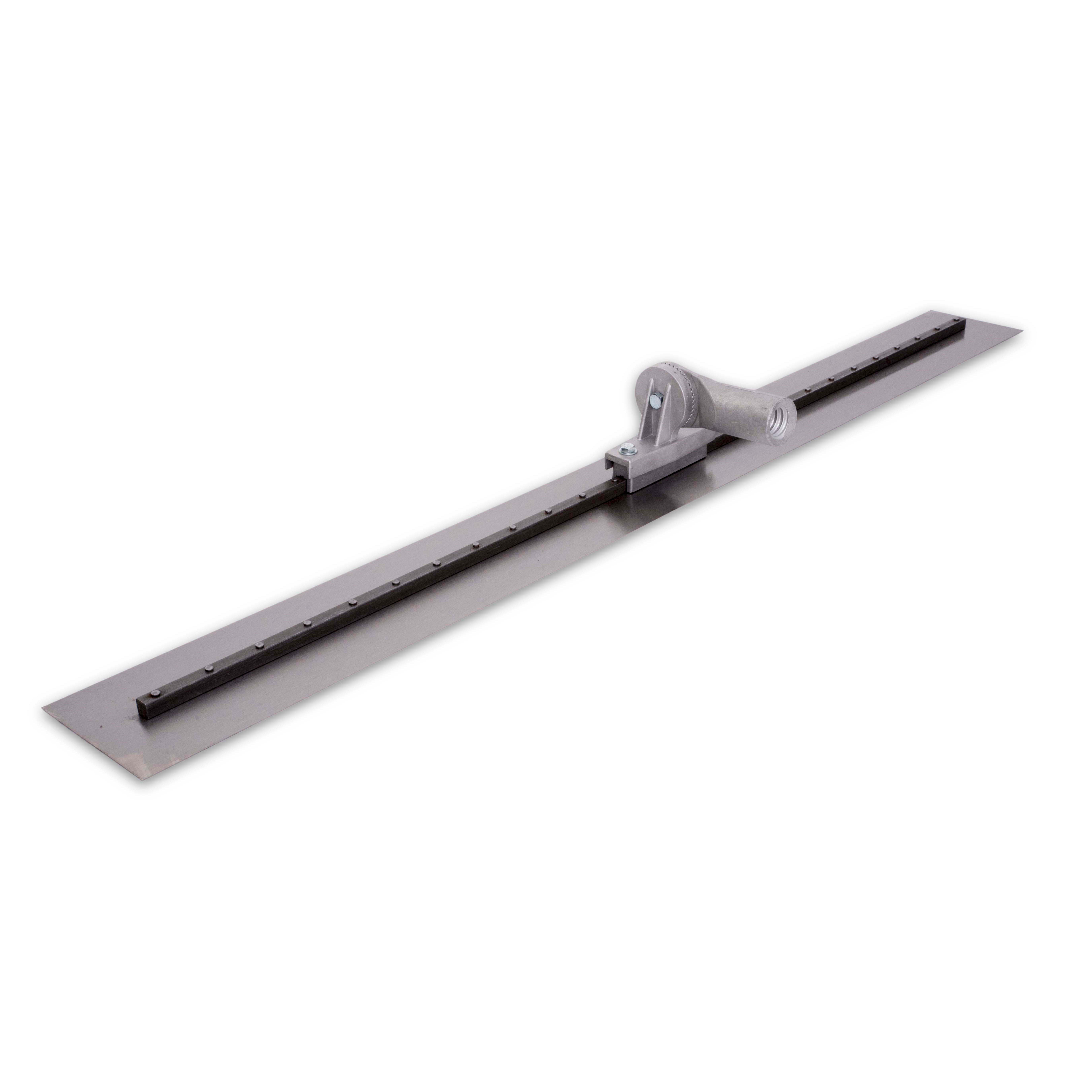 Marshalltown MC48TA 48in x 5in Square End Fresno Trowel with Adjustable Threaded Bracket MC48TA