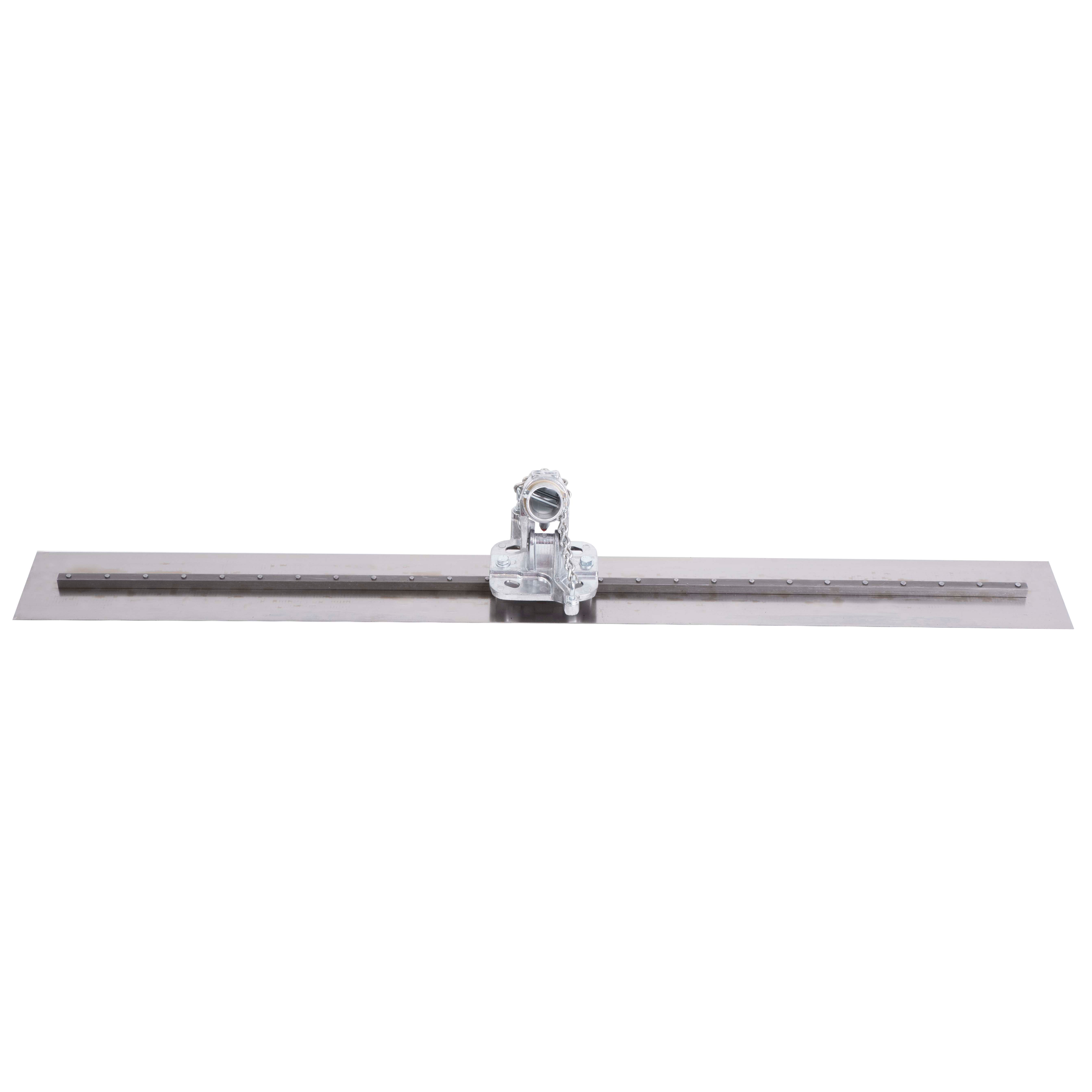 Marshalltown MC48RL 48in x 5in Square End Fresno Trowel with RotoLeveler RL6 Bracket MC48RL