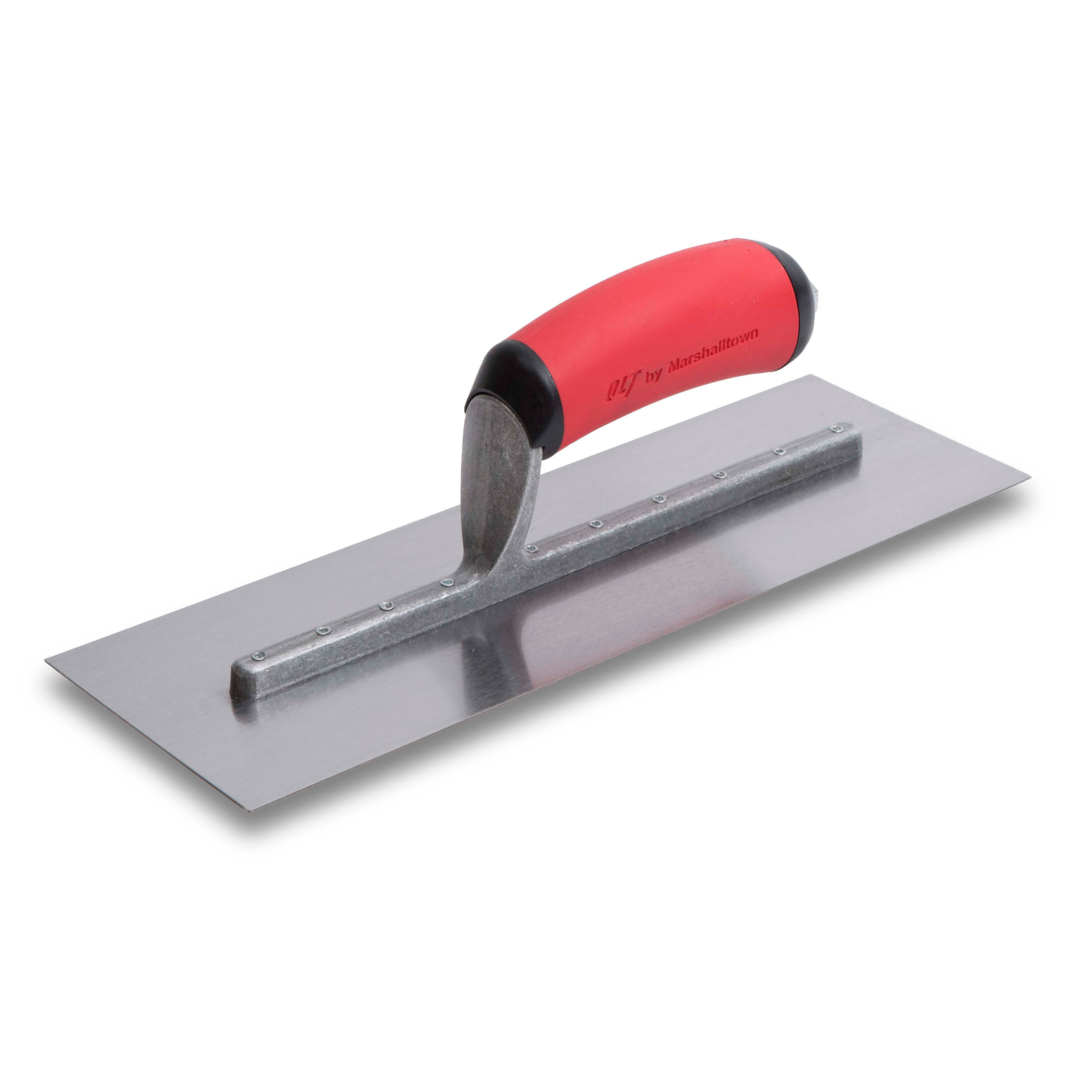 Marshalltown FT372R 12in x 4in Finishing Trowel with Curved Resilient Hdle FT372R