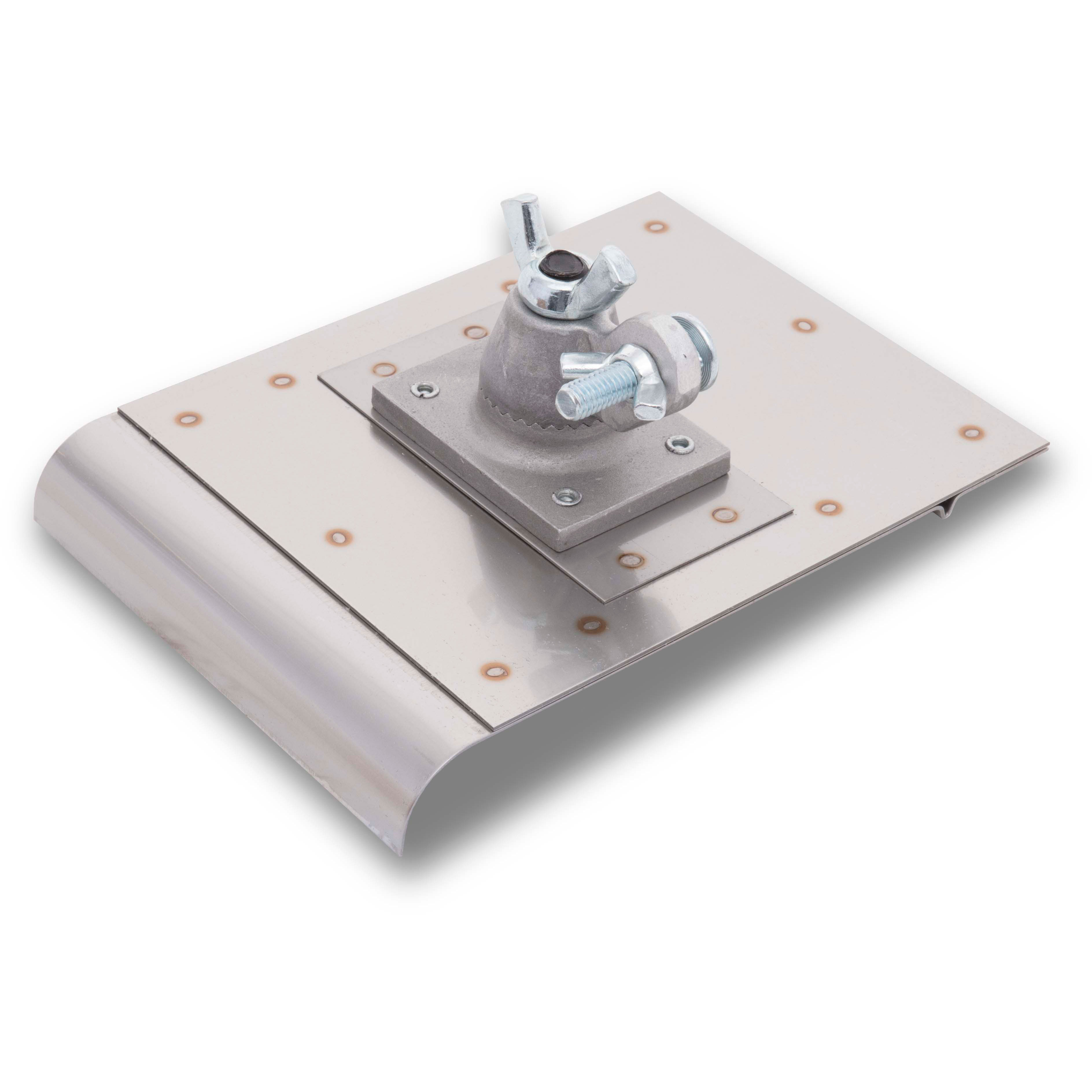 Marshalltown 3887S-70 6in x 8in Stainless Steel Safety Step Walking Edger/Groover; 3/4R, 1/4 Groover, 7/8 Lip 3887S-70
