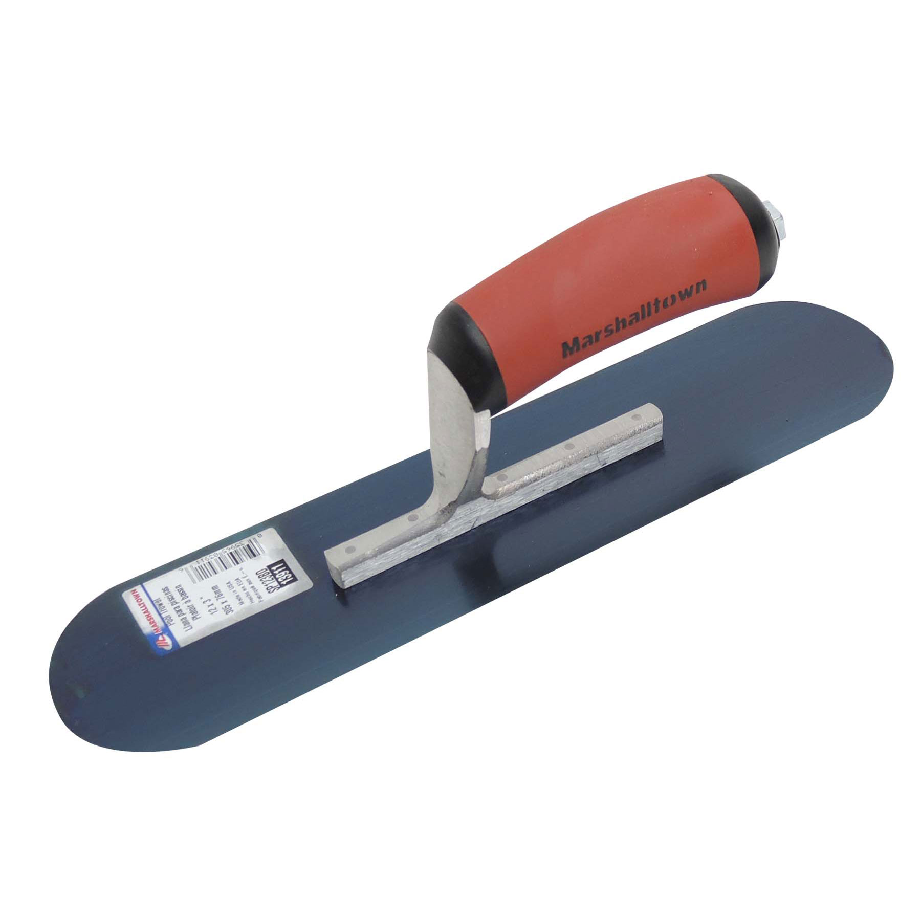 Marshalltown SP123BD 12in x 3in Blue Steel Pool Trowel DuraSoft Handle SP123BD