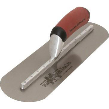 Marshalltown MXS815FRD 18in. x 5in. Finishing Trl-Fully Rounded Curved DuraSoft Handle MAT-MXS815FRD