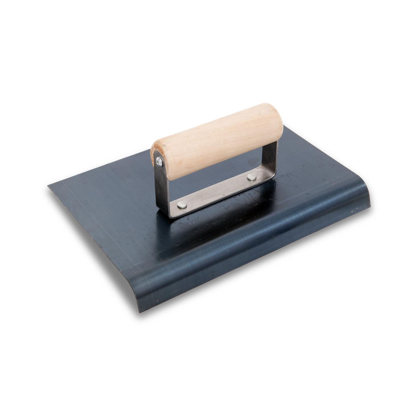 Marshalltown - QLT CE546B 9in x 6in Blue Steel Edger; 3/8R, 1/2L-Wood Handle CE546B