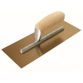 Marshalltown 4658DFL 12in x 5in DuraFlex Trowel-Long Mounting-Wood Handle MAT-4658DFL