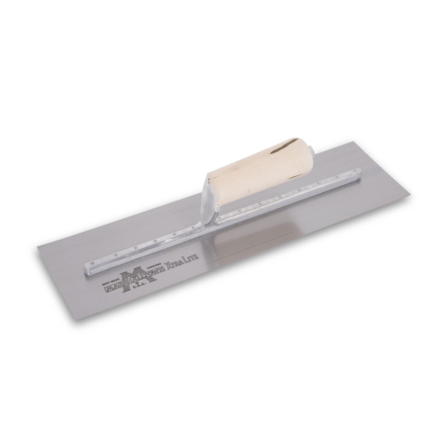 Marshalltown MX60 16in. x 3in. High Carbon Steel Finishing Trowel with Wood MX60