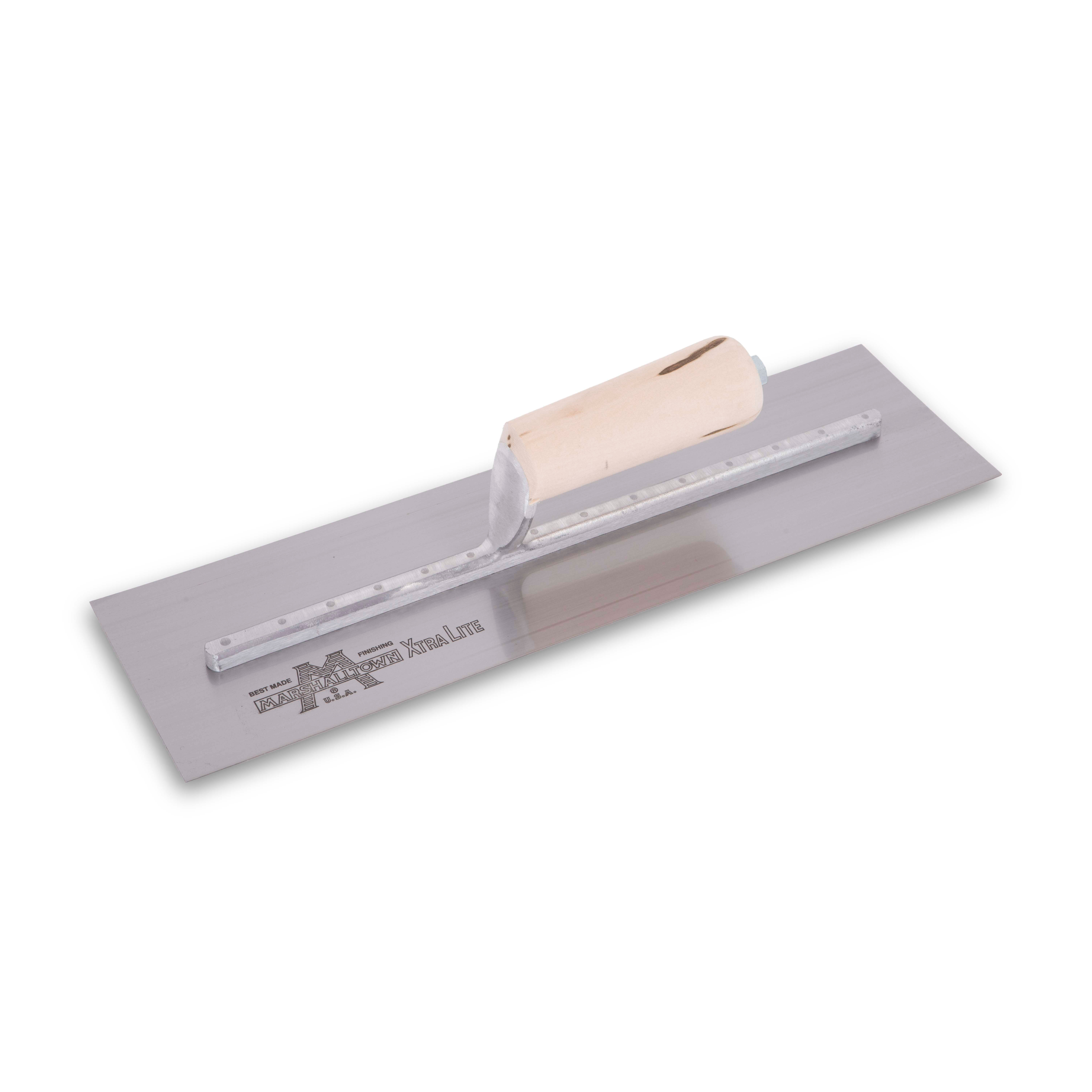 Marshalltown MX67 16in. x 4 1?2in. High Carbon Steel Finishing Trowel with Wood MX67