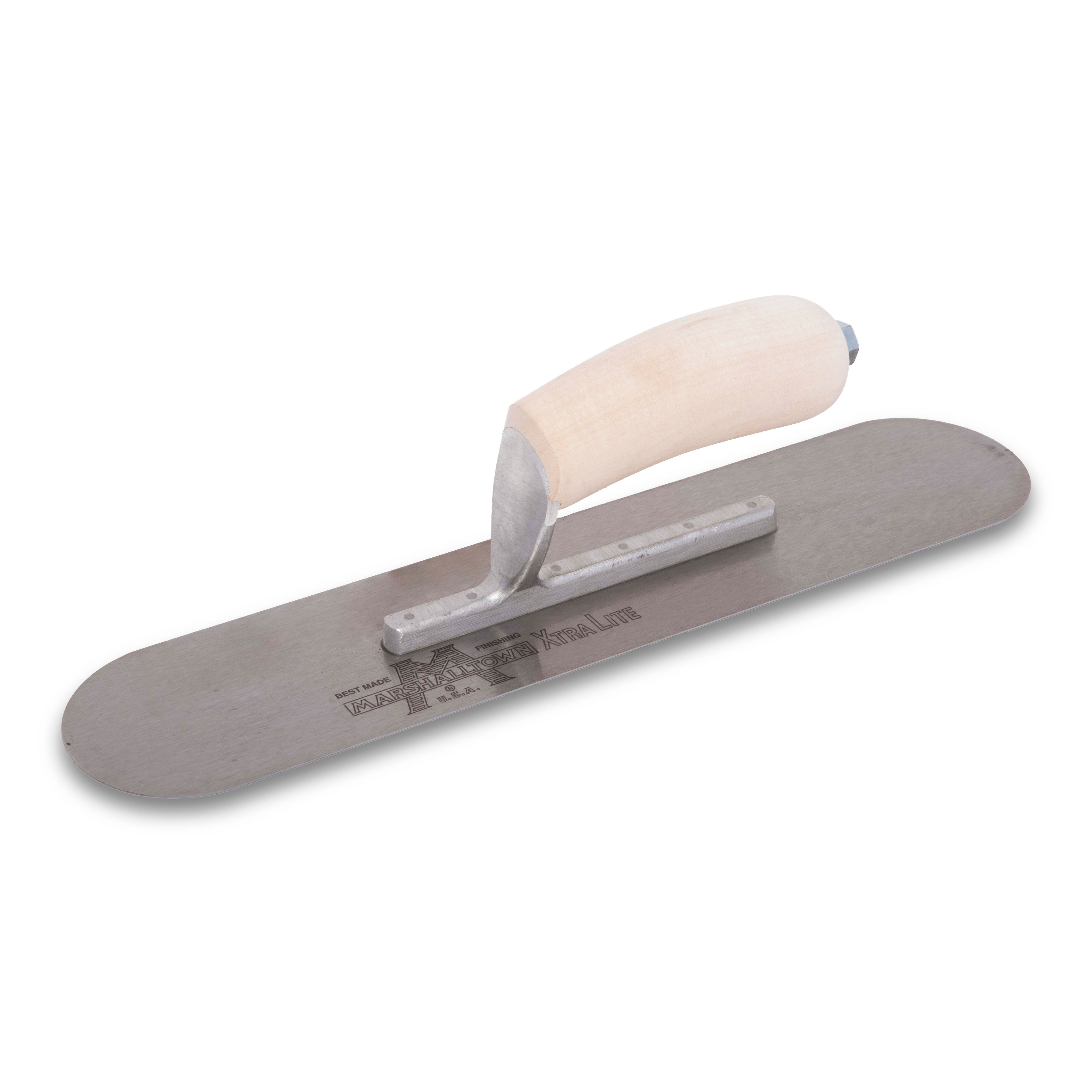 Marshalltown SP143P 14in x 3in PoolSaver Trowel with Wood Handle SP143P