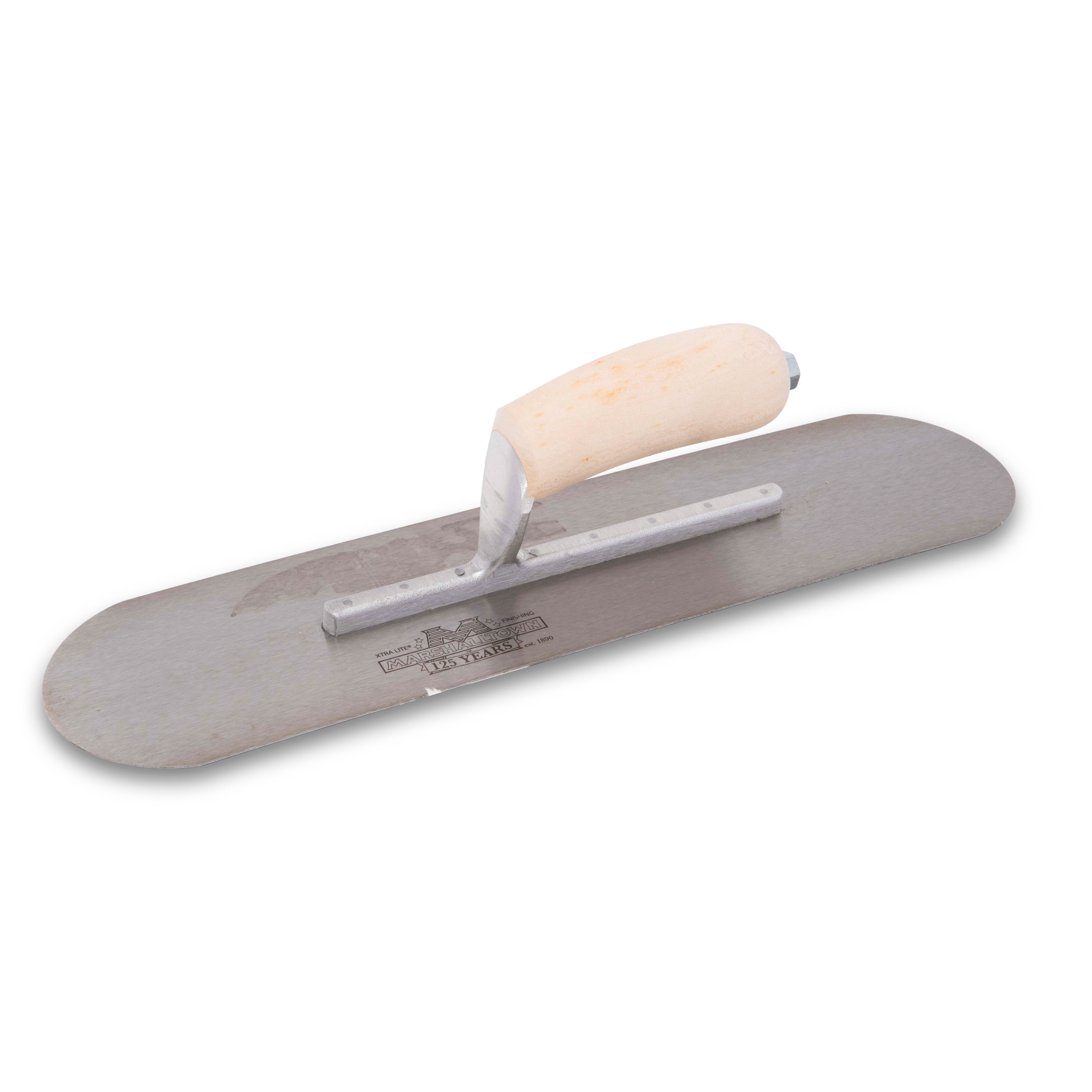 Marshalltown SP164P 16in x 4in PoolSaver Trowel with Wood Handle SP164P