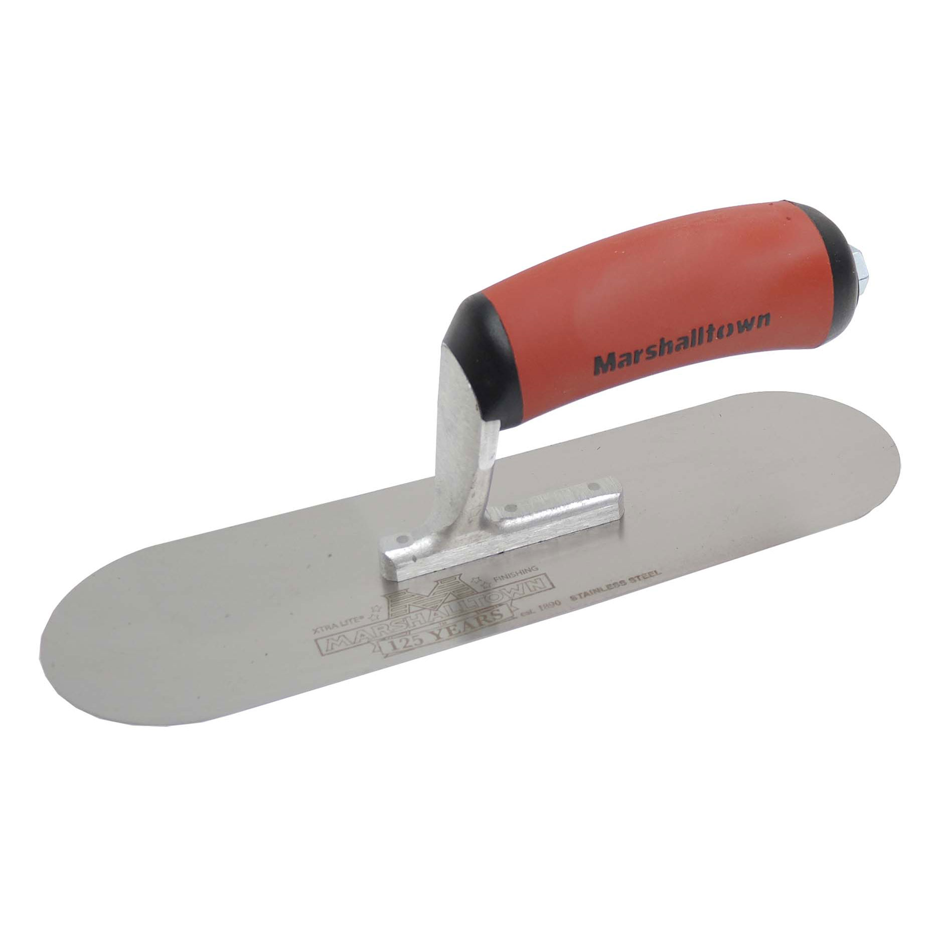 Marshalltown SP10SSD 10in x 3in Stainless Steel Pool Trowel with DuraSoft Handle SP10SSD