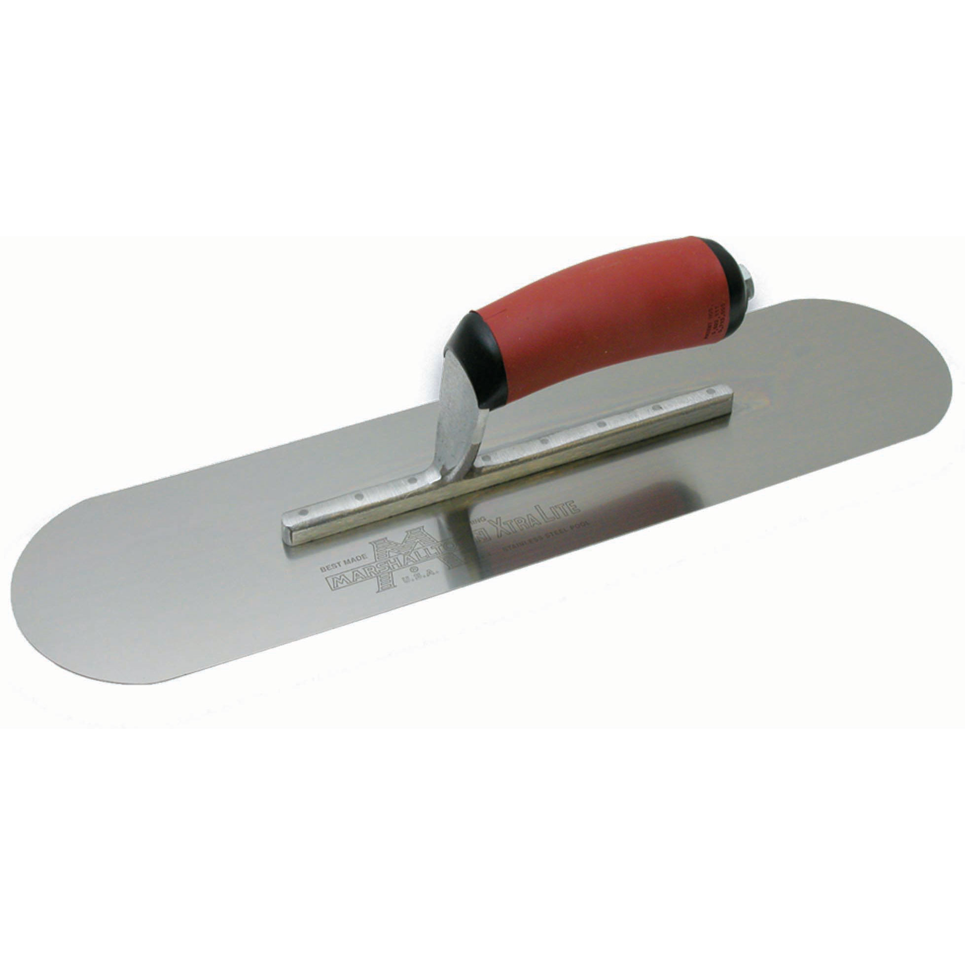 Marshalltown SP164SSD 16in x 4in Stainless Steel Pool Trowel with DuraSoft Handle SP164SSD
