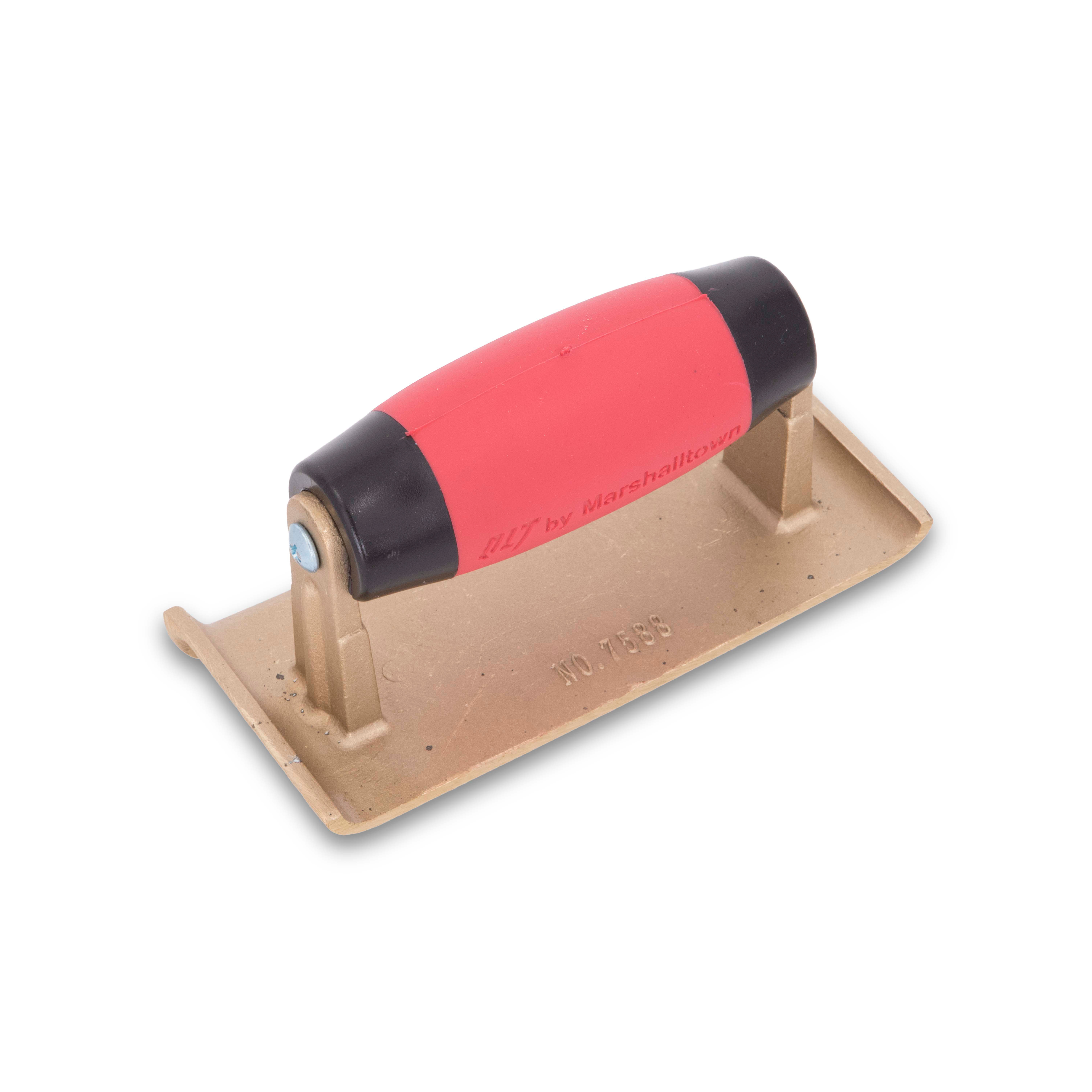 Marshalltown - QLT 7588 6in x 2-3/4in Bronze Edger-Soft Grip; 1/4R, 5/8L 7588